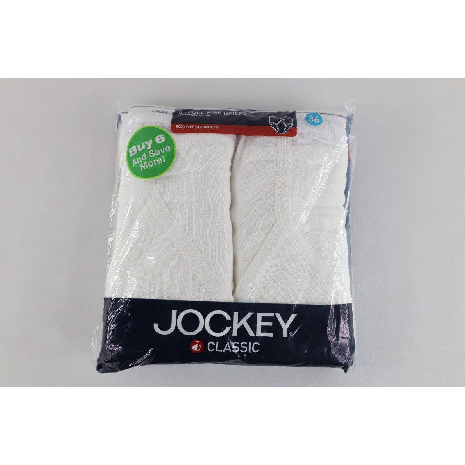 Deadstock Vintage Y2K 2006 Jockey 6 Pack Underwear Briefs