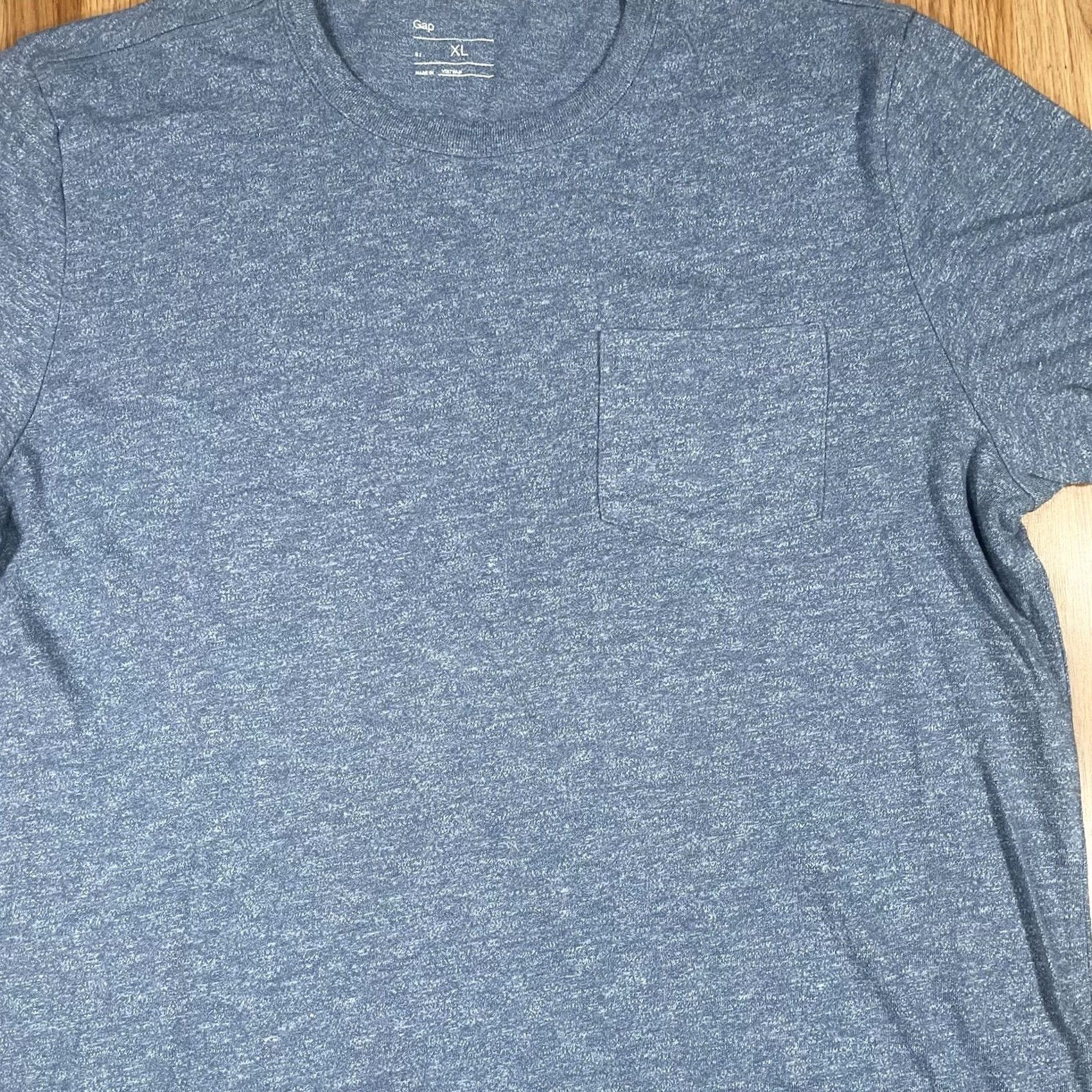 Gap Gap T-Shirt Mens XL Extra Large Blue Blank Short Sleeve Crew Neck Front Pocket Size US XL / EU 56 / 4 - 2 Thumbnail