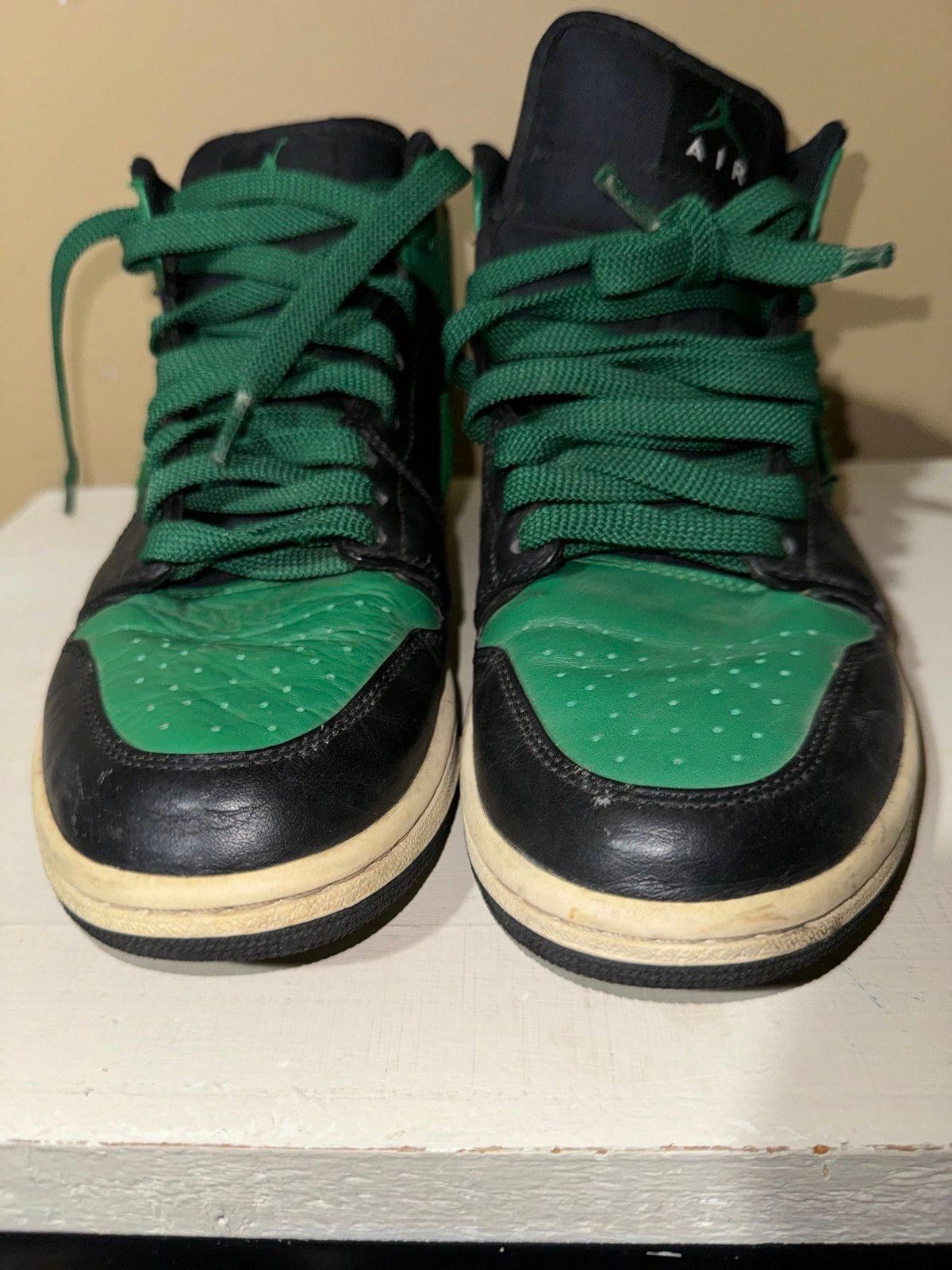 Jordan Brand Nike Air Jordan 1 Mid Phat Boston Celtics Men's Sz 10.5 Size US 10.5 / EU 43-44 - 4 Thumbnail
