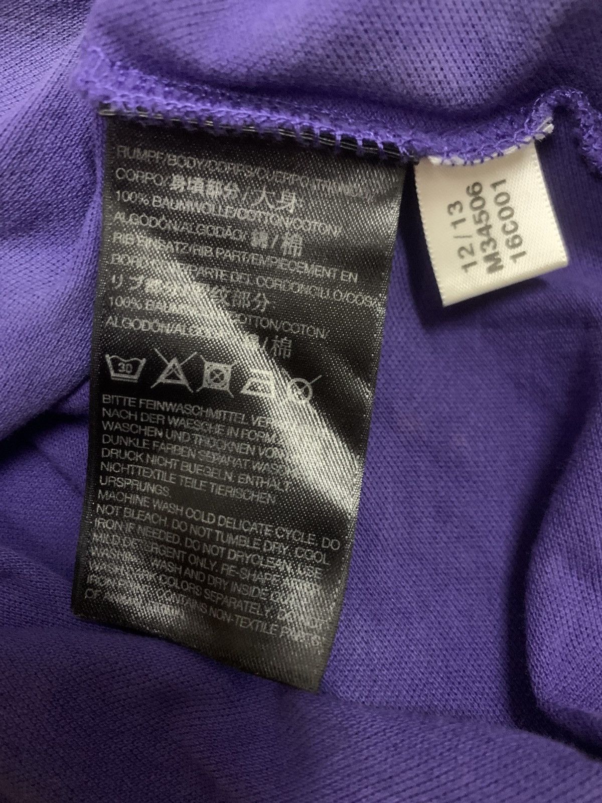 Yohji Yamamoto Adidas Y3 purple Polo shirt Size US XS / EU 42 / 0 - 10 Thumbnail