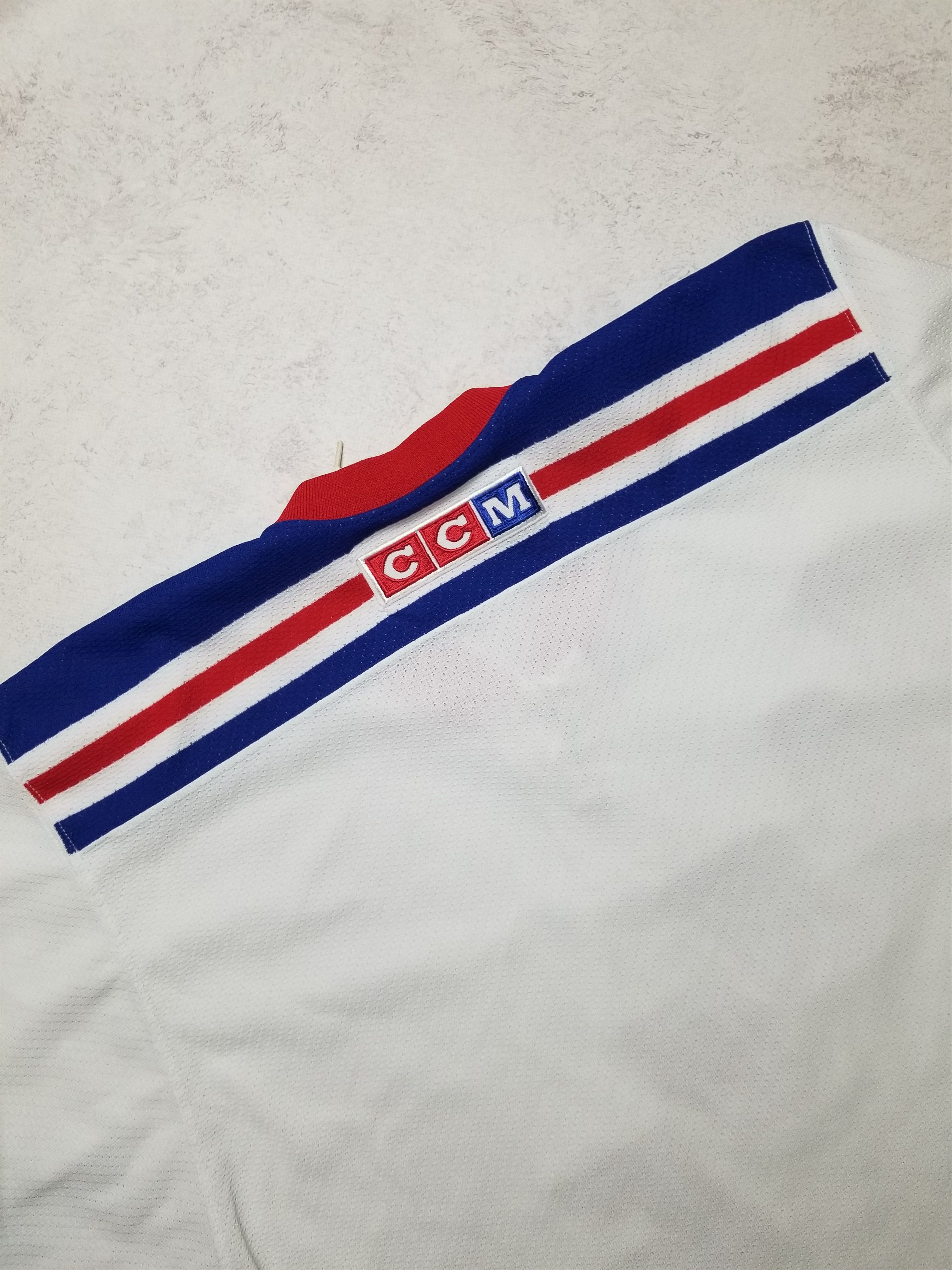 Ccm Vintage 90s New York Rangers CCM Hockey NHL Blank Jersey Size US M / EU 48-50 / 2 - 3 Thumbnail