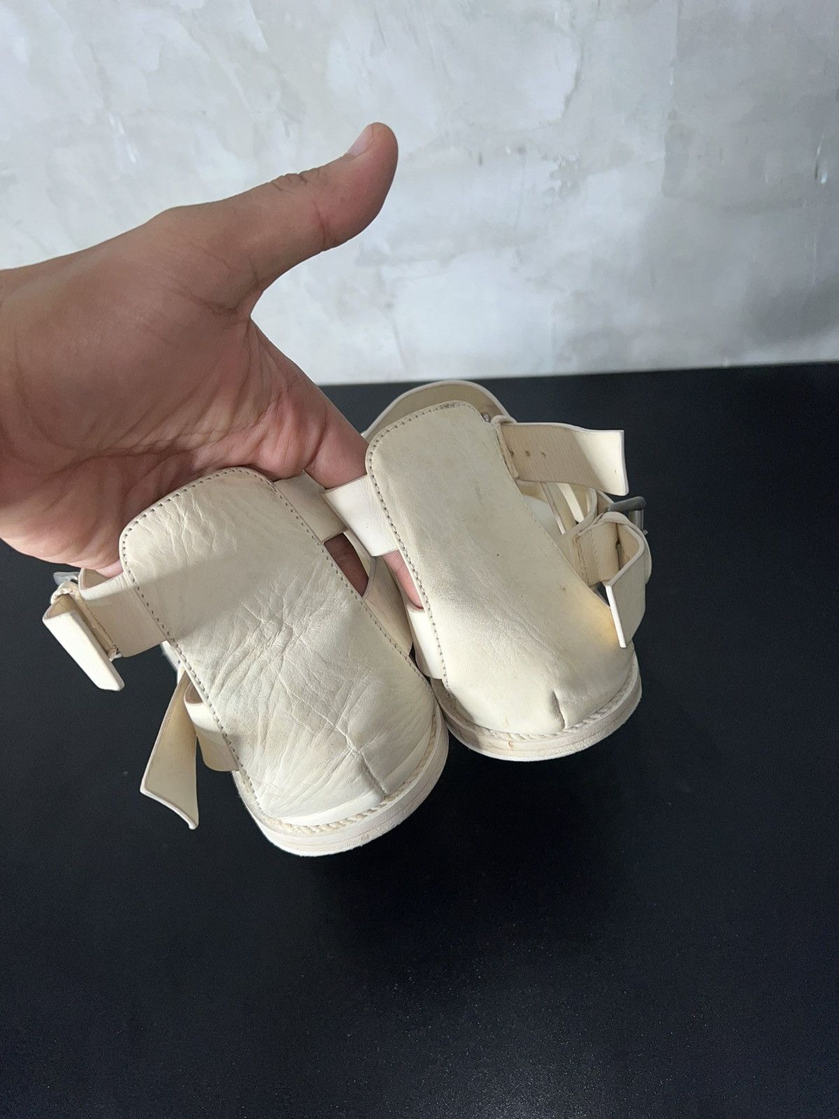 Ann Demeulemeester Ann Demeulemeester Double Strap Sandals Size US 11 / EU 44 - 6 Thumbnail