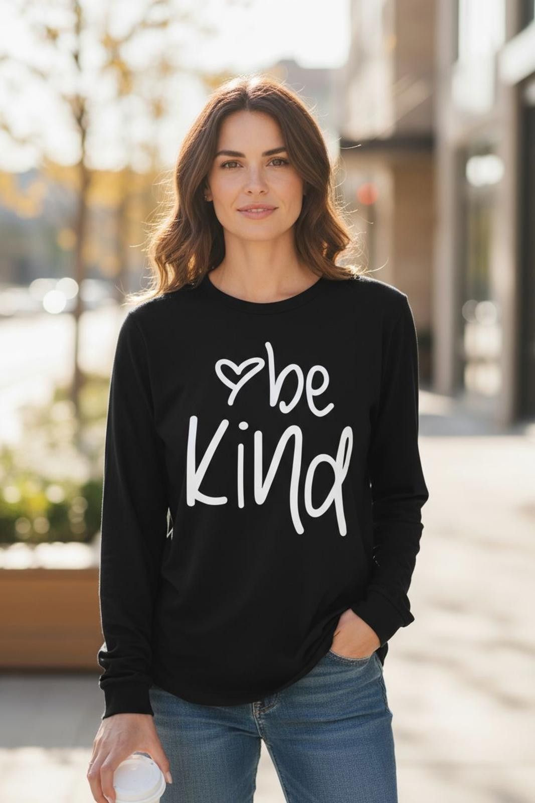 Other Pretty Garden Black Long Sleeve Graphic Shirt for Women Size M / US 6-8 / IT 42-44 - 1 Thumbnail