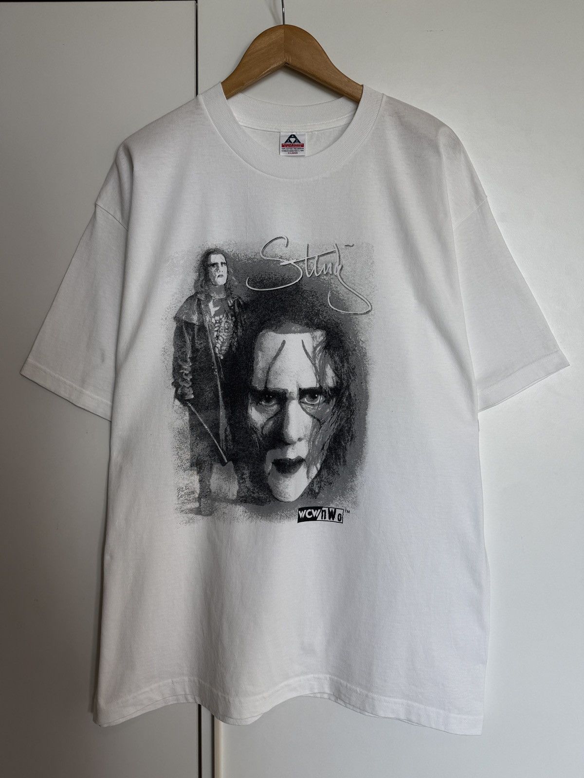 WCW/nWo RARE Vintage Sting WCW NWO Tshirt Size US XL / EU 56 / 4 - 1 Thumbnail
