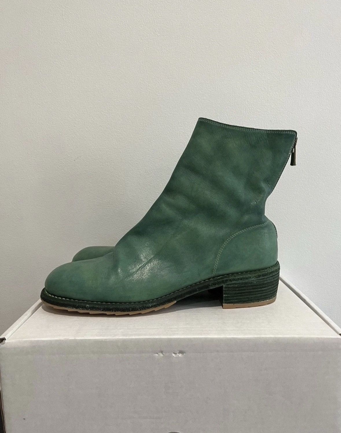 Guidi Deadstock Tiffany green 796Z boots Size US 13 / EU 46 - 1 Thumbnail