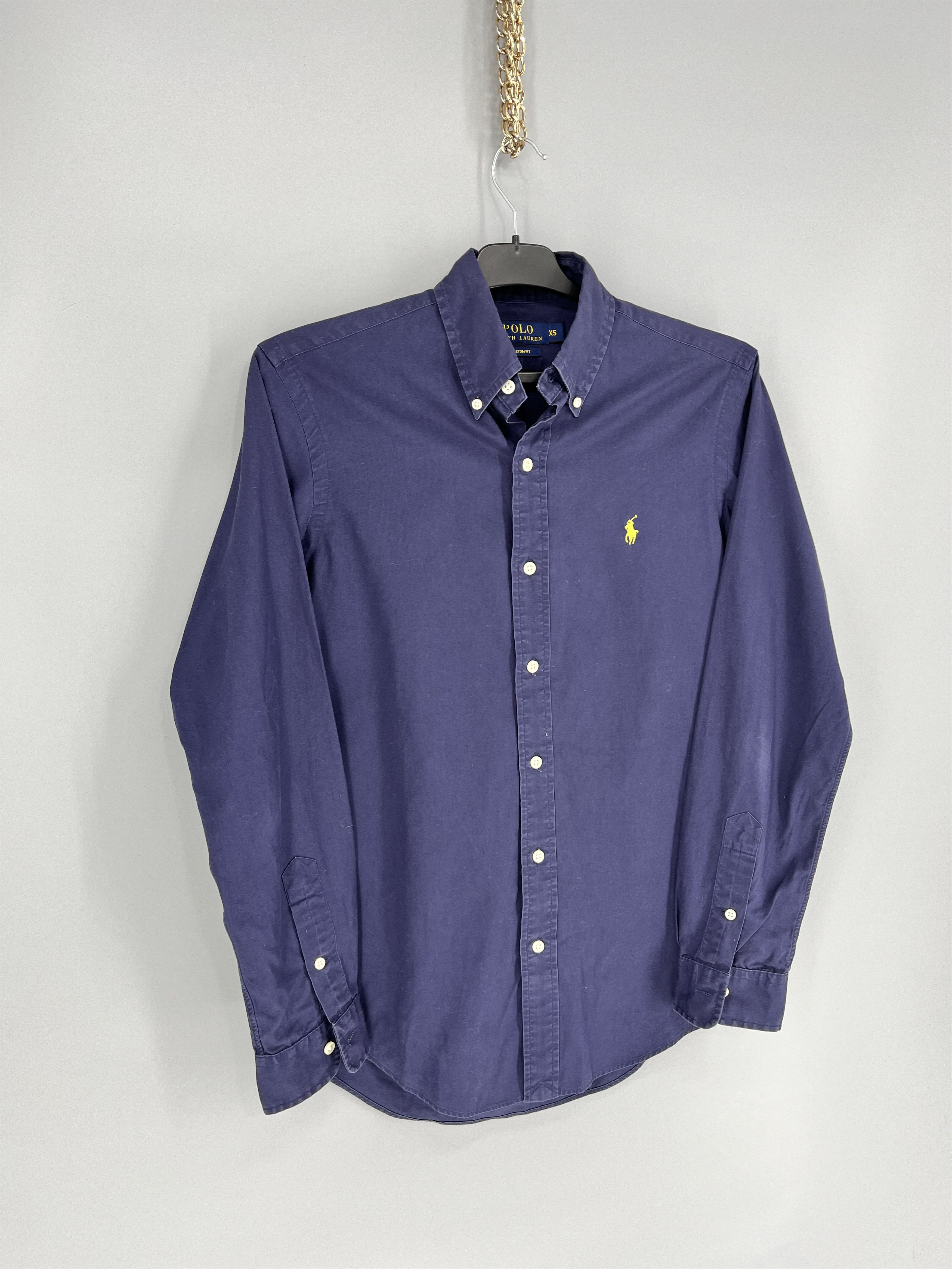 Polo Ralph Lauren Vintage Navy Shirt Polo Ralph Lauren Size M Rare Size US XS / EU 42 / 0 - 2 Thumbnail