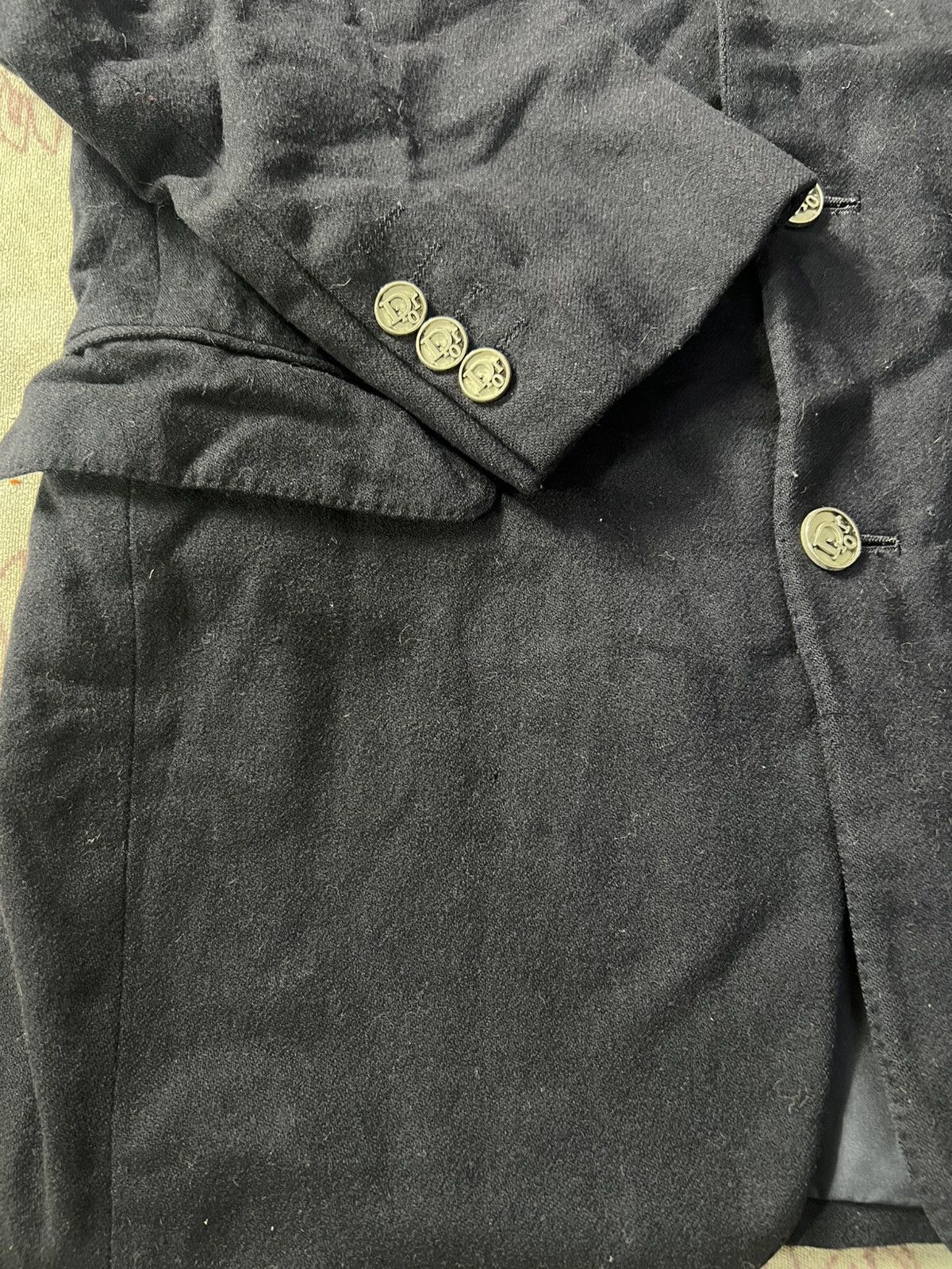 Christian Dior Monsieur Archival Christian Dior Monsieur Navy Wool BlazerJapanMarket Size US M / EU 48-50 / 2 - 8 Thumbnail