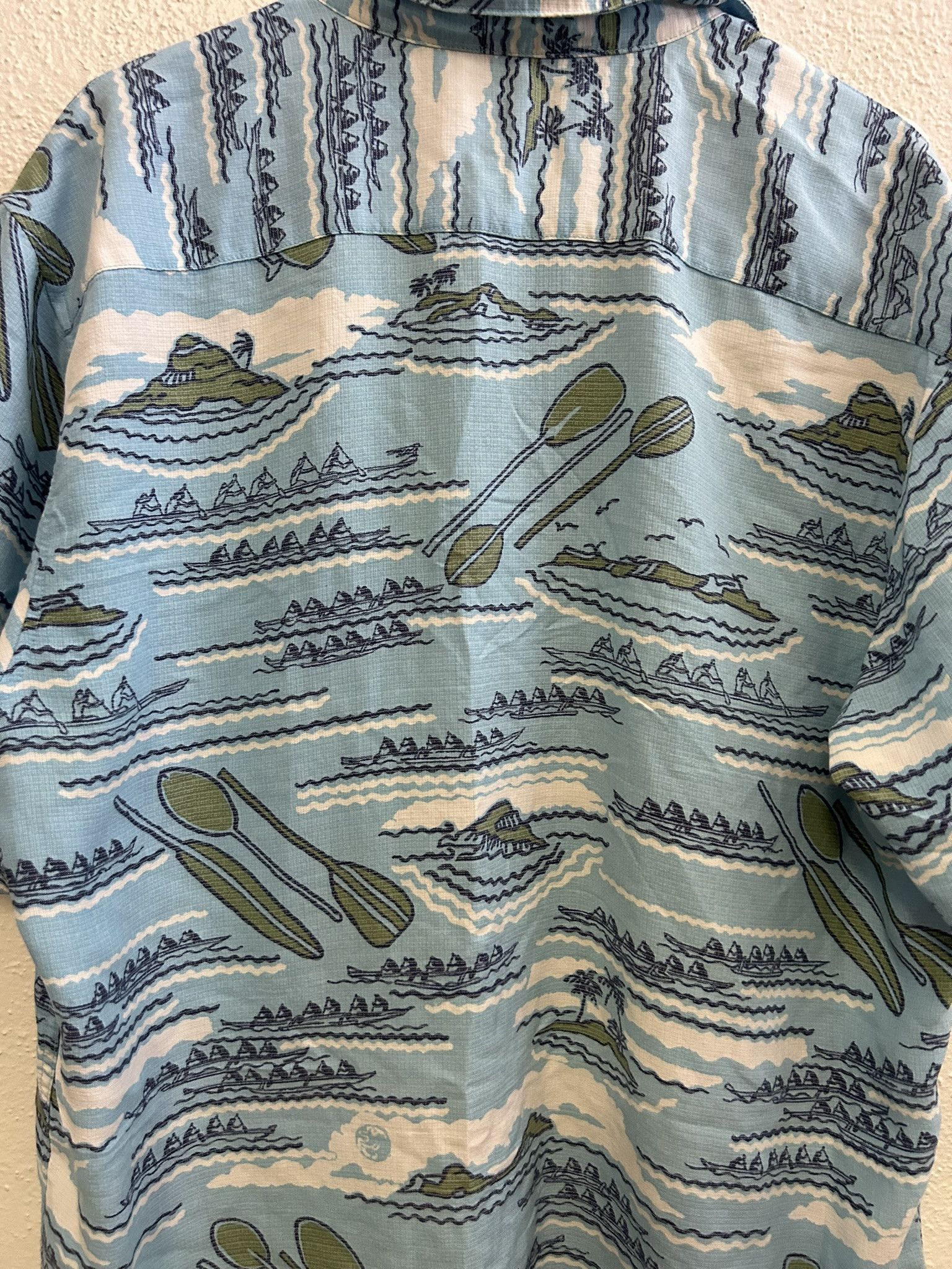 Kahala VINTAGE KAHALA HAWAII BLUE DIAMOND HEAD SHIRT SIZE L Size US L / EU 52-54 / 3 - 6 Thumbnail
