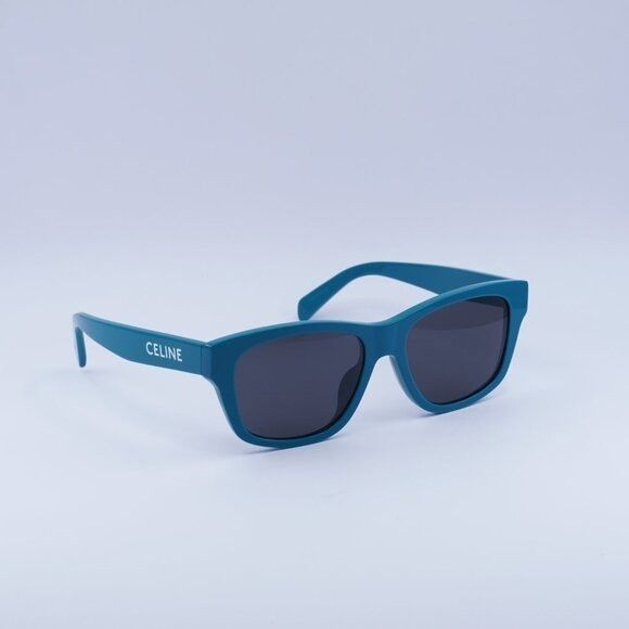 Celine New Celine CL40249U 87A Sunglasses - Neon Turquoise Frame Size ONE SIZE - 10 Thumbnail