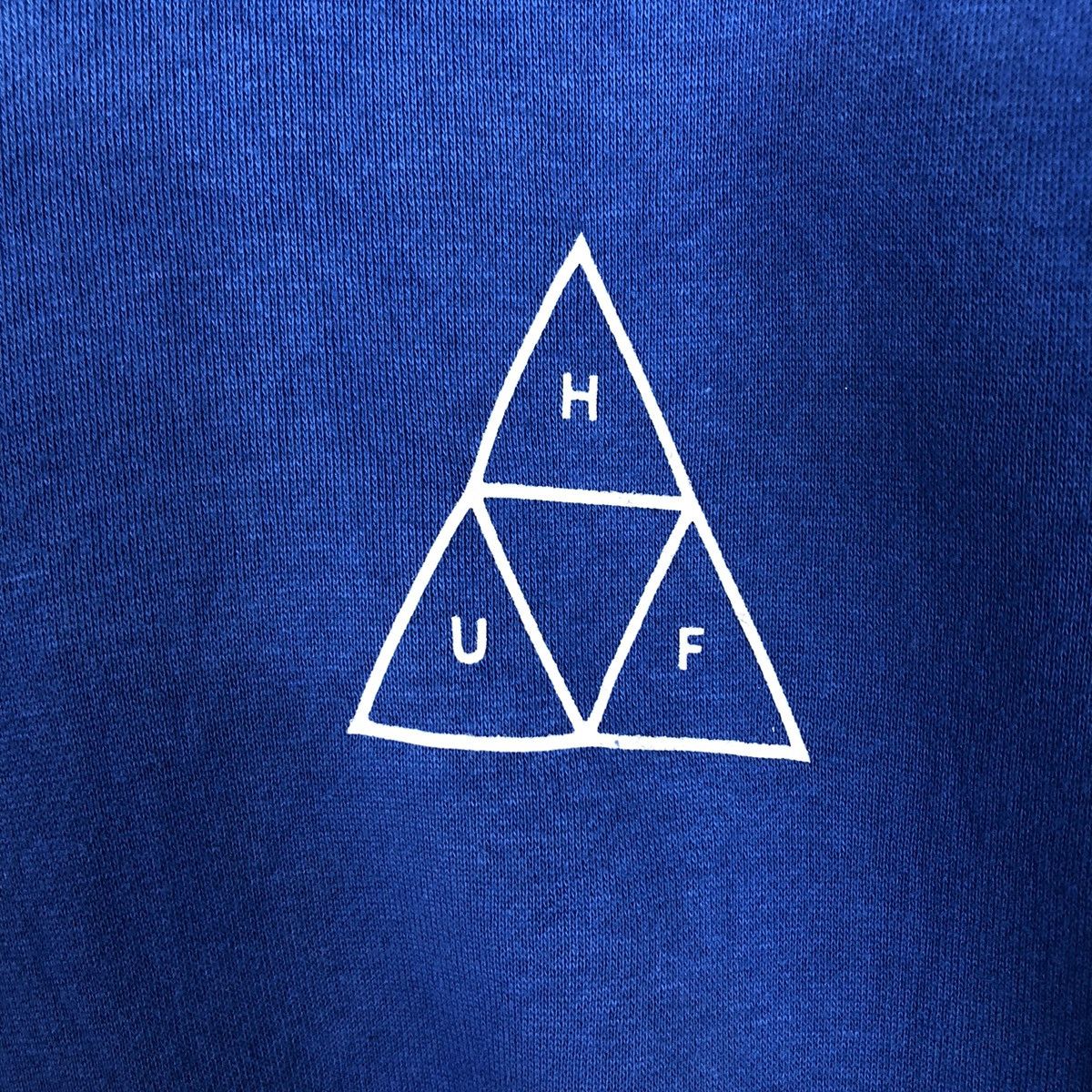 Japanese Brand 📌Rich Blue Vintagr Hoodie Pull Over HUF Big Logo Design Size US S / EU 44-46 / 1 - 17 Thumbnail