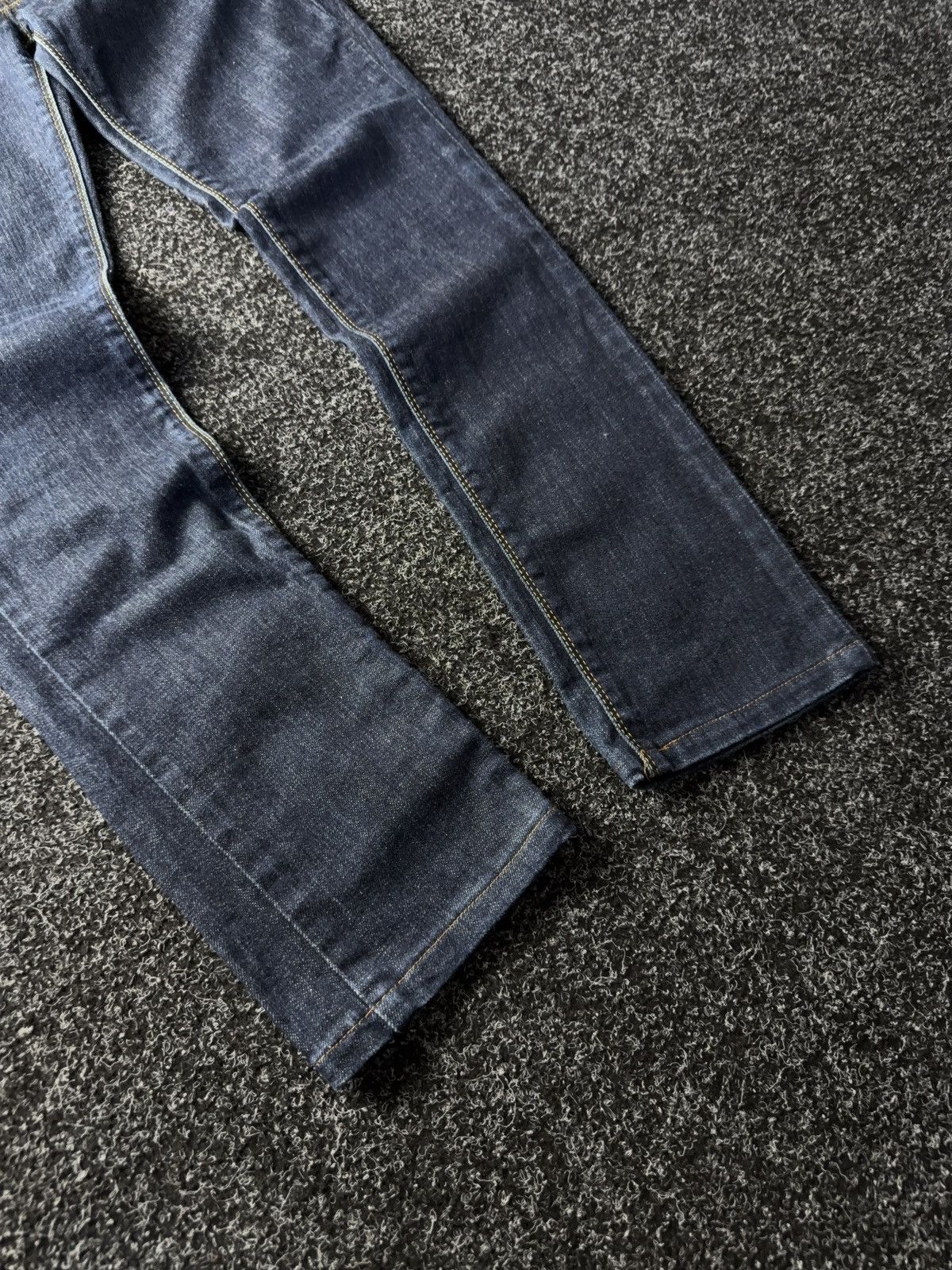 Levi's Y2K 00s Levi’s 417 Straight Fit Denim Jeans Dark Wash Size 30" / US 8 / IT 44 - 4 Thumbnail