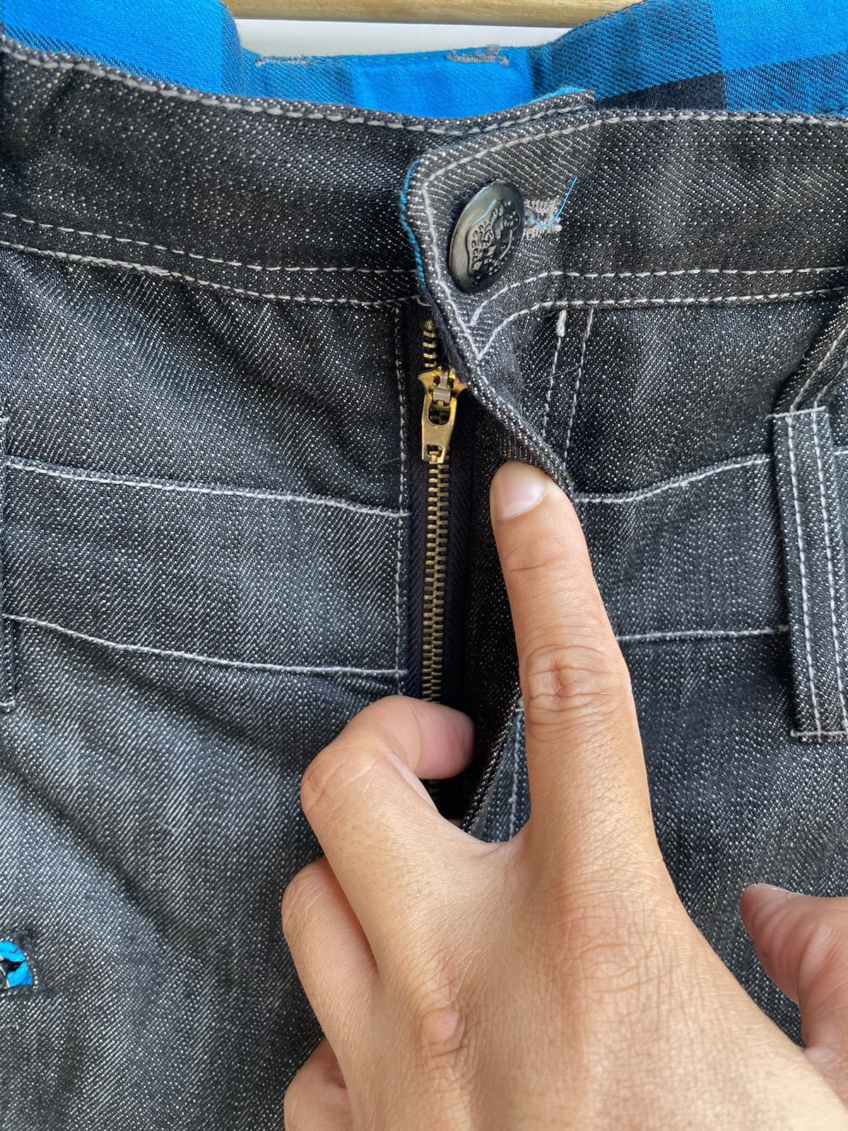 Japanese Brand Vtg Denim BreathMint Double Waist Size US 34 / EU 50 - 7 Thumbnail