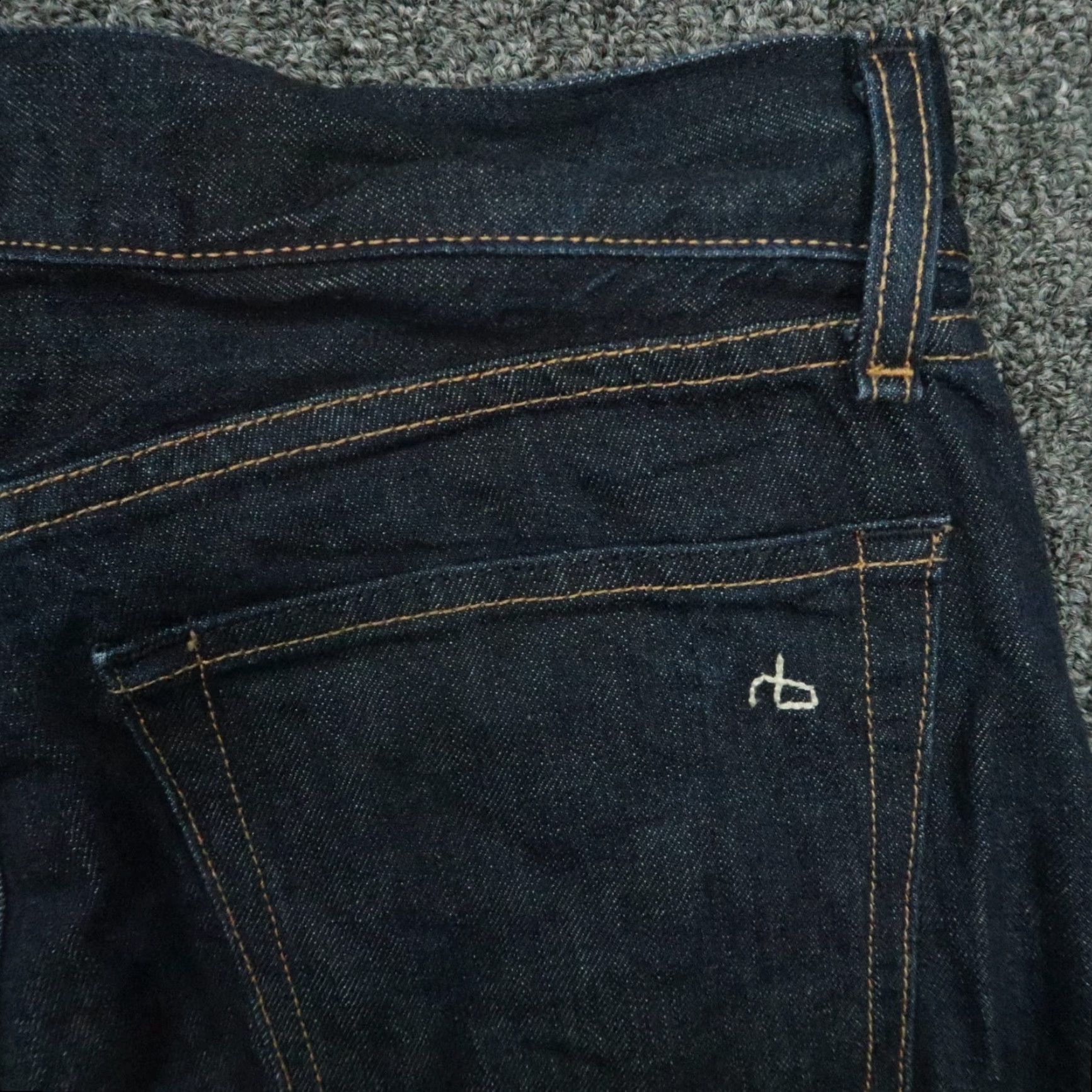 Rag & Bone rag & bone Jeans Slim Straight Mens 30x29 Blue Denim 5-Pocket Design RB 15X Slim Straight Size US 30 / EU 46 - 7 Thumbnail