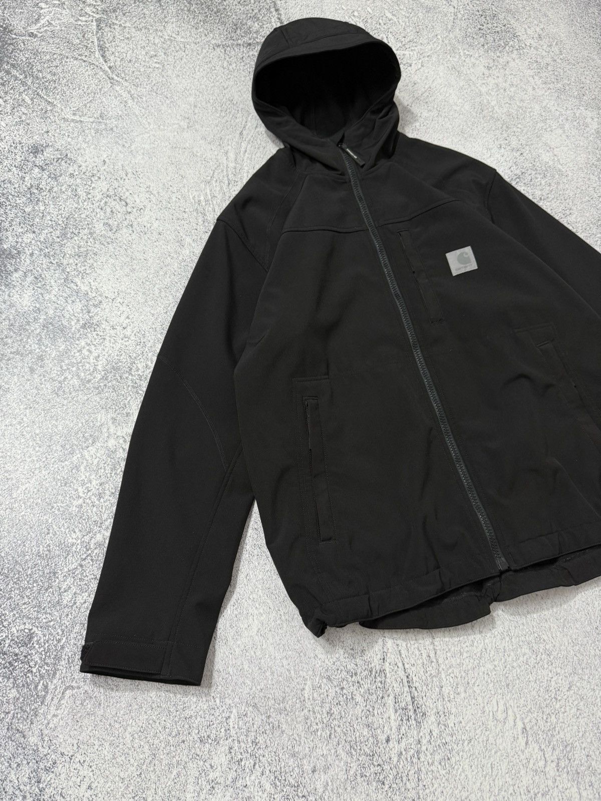 Carhartt × Carhartt Wip Carhartt WIP Softshell Reflective Logo Black Jacket Size XL Size US XL / EU 56 / 4 - 8 Thumbnail