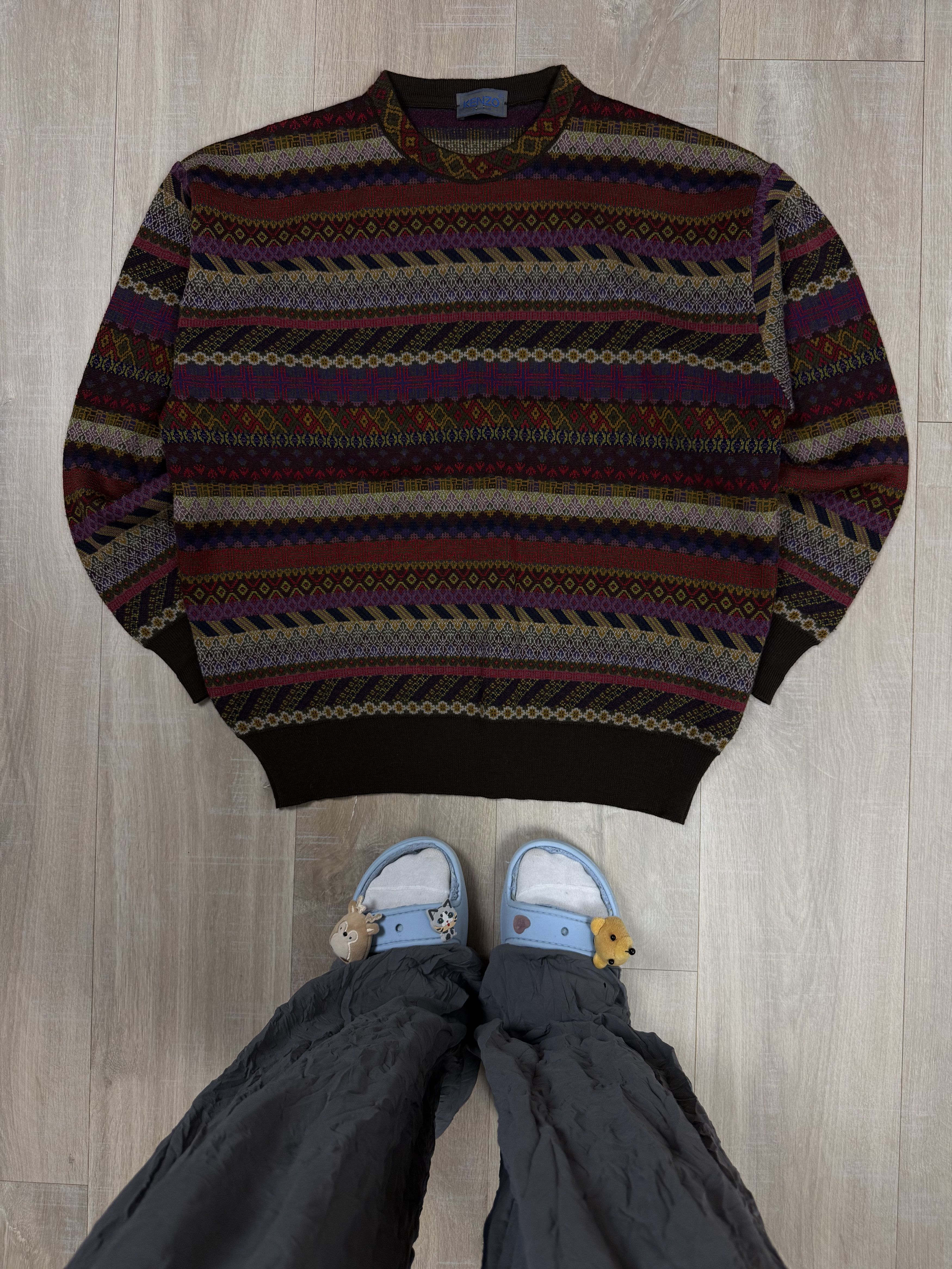 Kenzo Vintage 80s Kenzo Sweater Pullover Knitted Size L Size US L / EU 52-54 / 3 - 1 Thumbnail