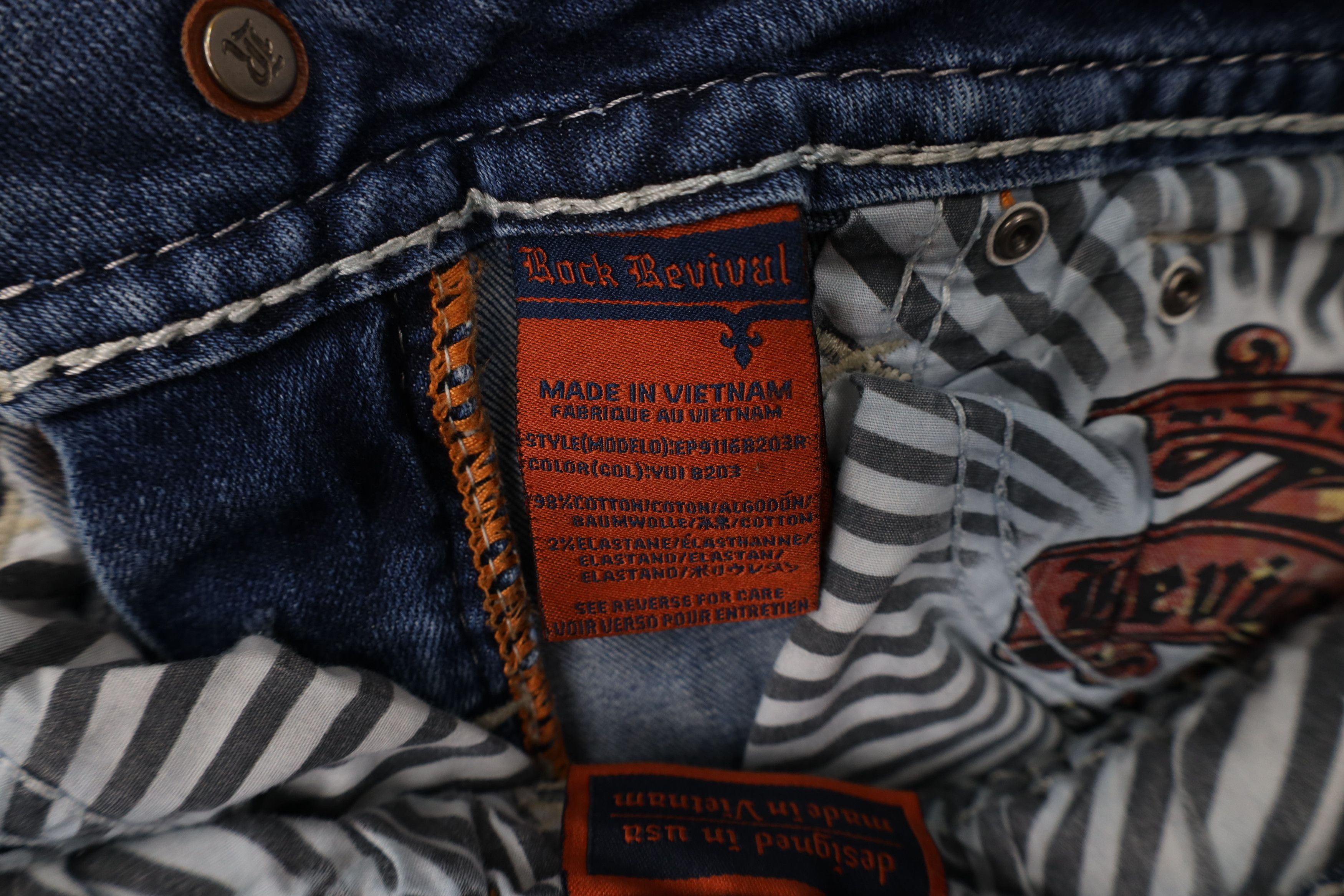 Rock Revival Rock Revival MMA Yui Bootcut Flared Stretch Denim Jeans Size 26" / US 2 / IT 38 - 10 Thumbnail
