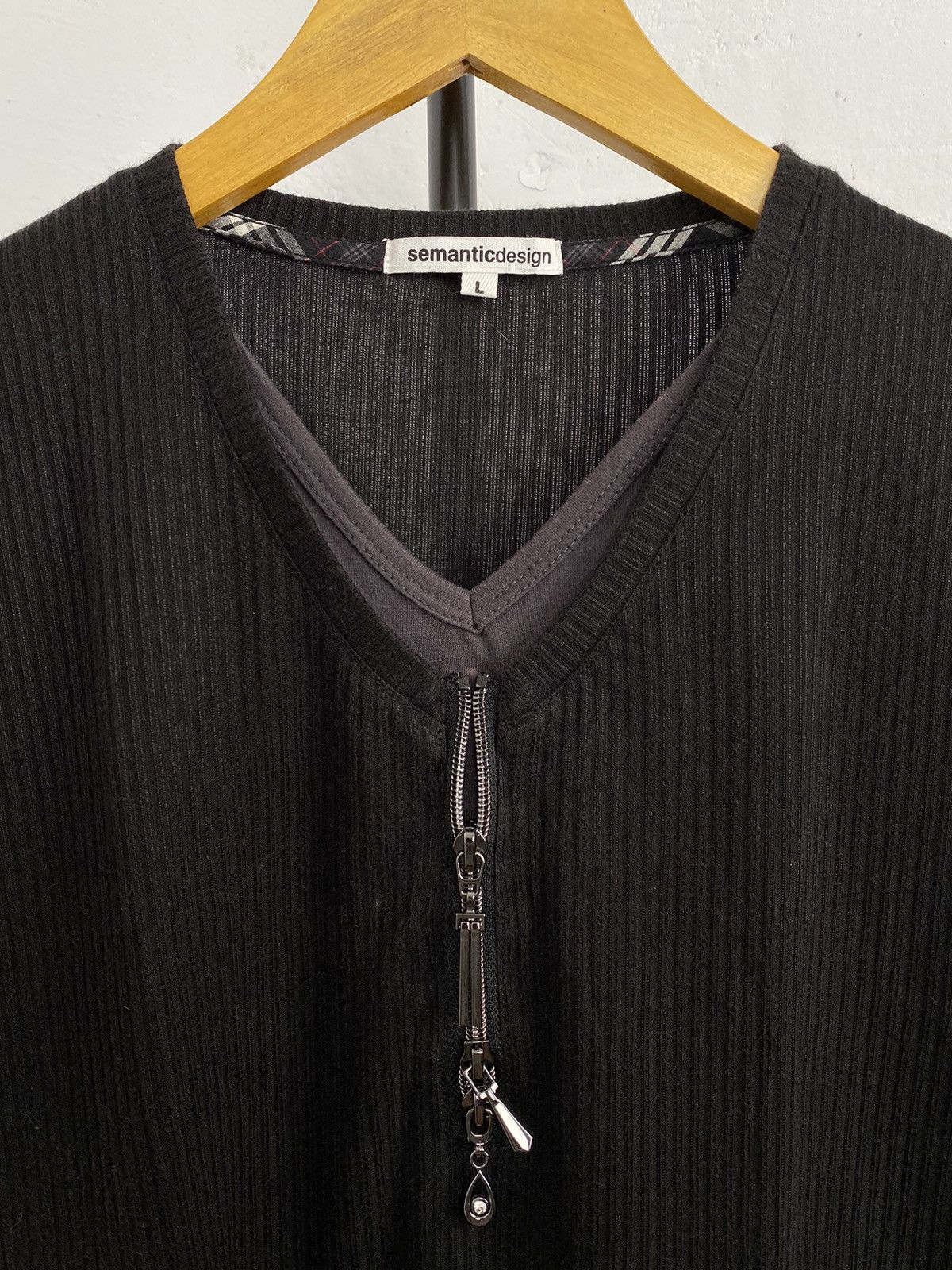 If Six Was Nine × Le Grande Bleu (L.G.B.) × semanticdesign Semantic design triple zipper tee Size US L / EU 52-54 / 3 - 3 Thumbnail