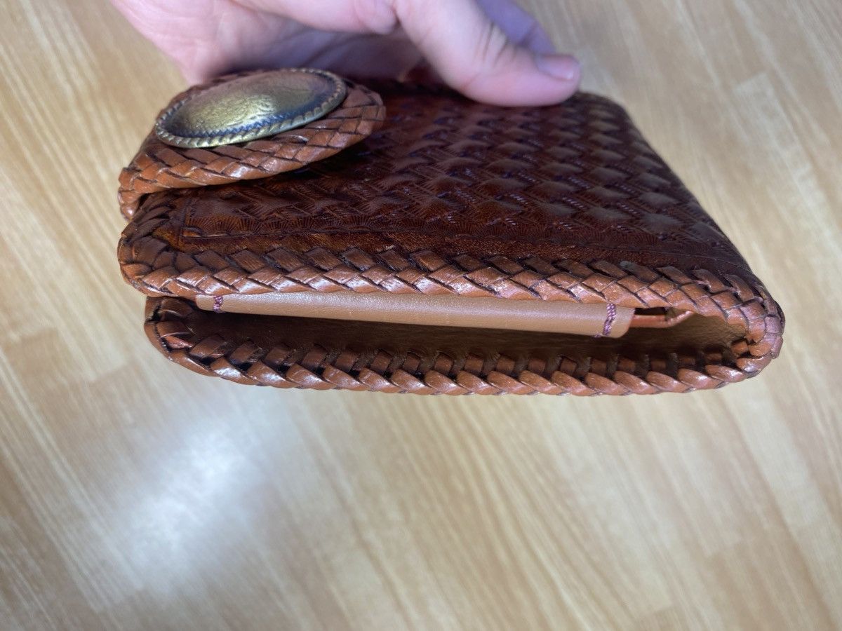 Japanese Brand × Leather × Vintage Leather Bifold Wallet Vintage Look Size ONE SIZE - 11 Thumbnail