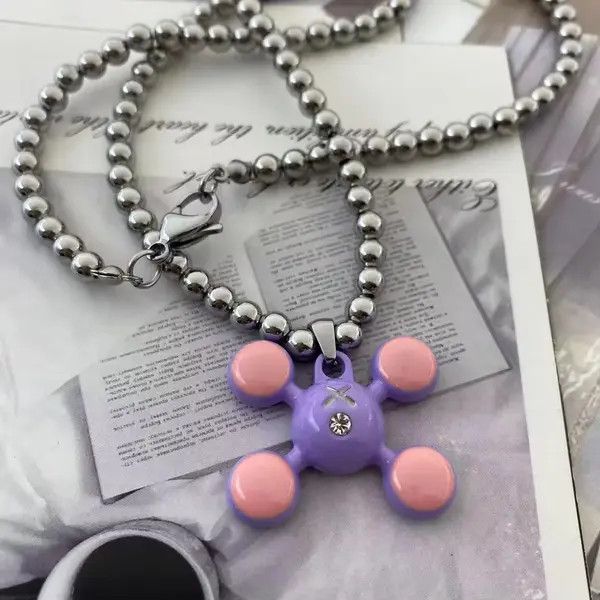 Jewelry Fukatsu x ouchi Bead Chain Quadangle Ball Necklace Size ONE SIZE - 2 Thumbnail
