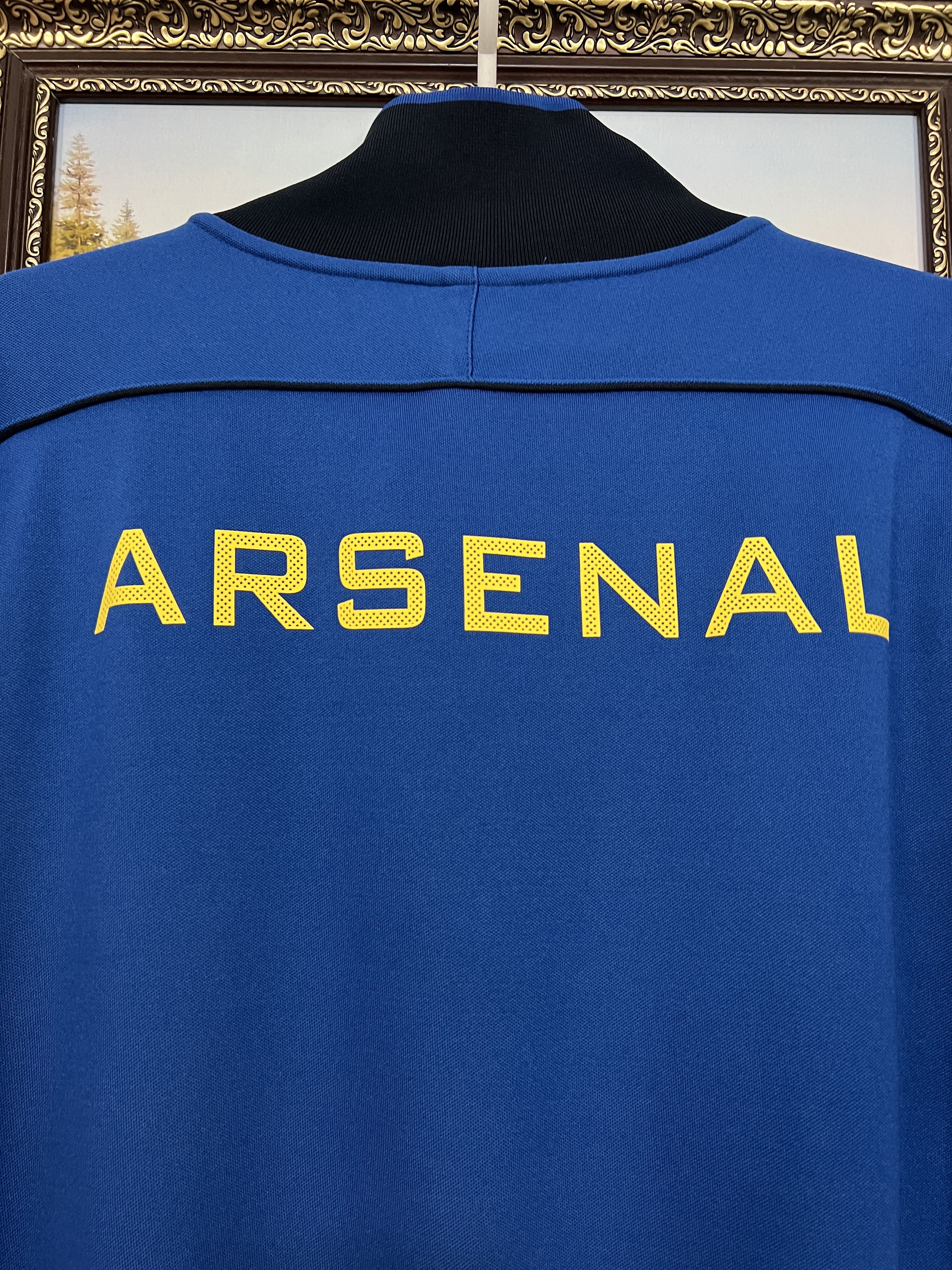 Nike Nike Arsenal Football Blue Jacket Soccer Mens Track Top Zip Size US XL / EU 56 / 4 - 12 Thumbnail