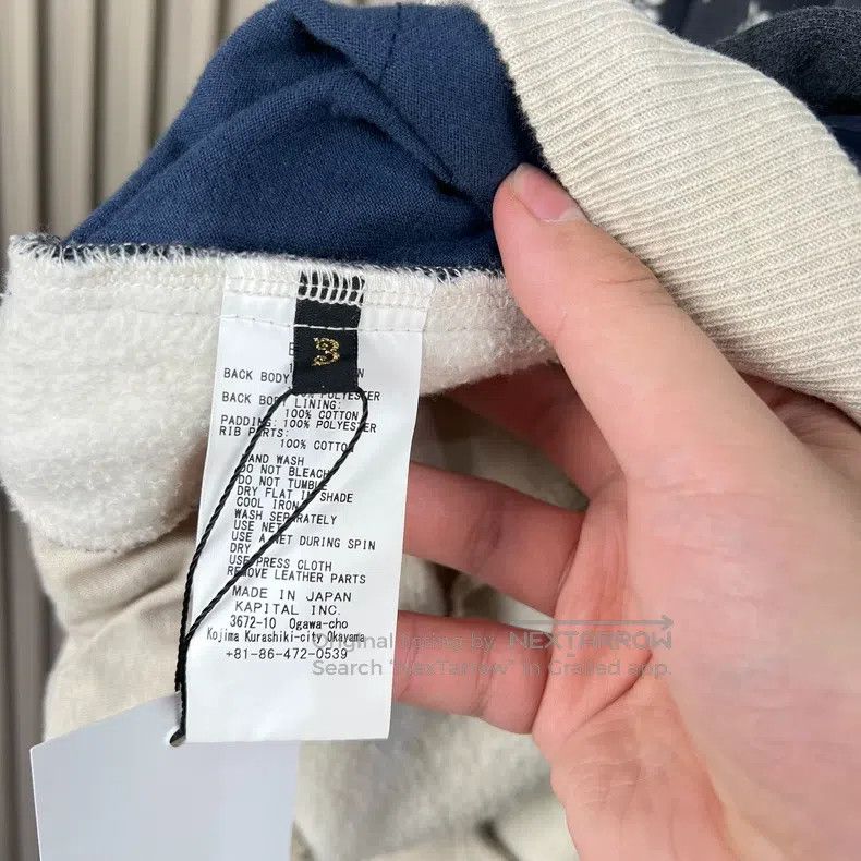 Kapital Kapital Cashew flower washed back sandwich cotton stitchin Size US L / EU 52-54 / 3 - 8 Thumbnail