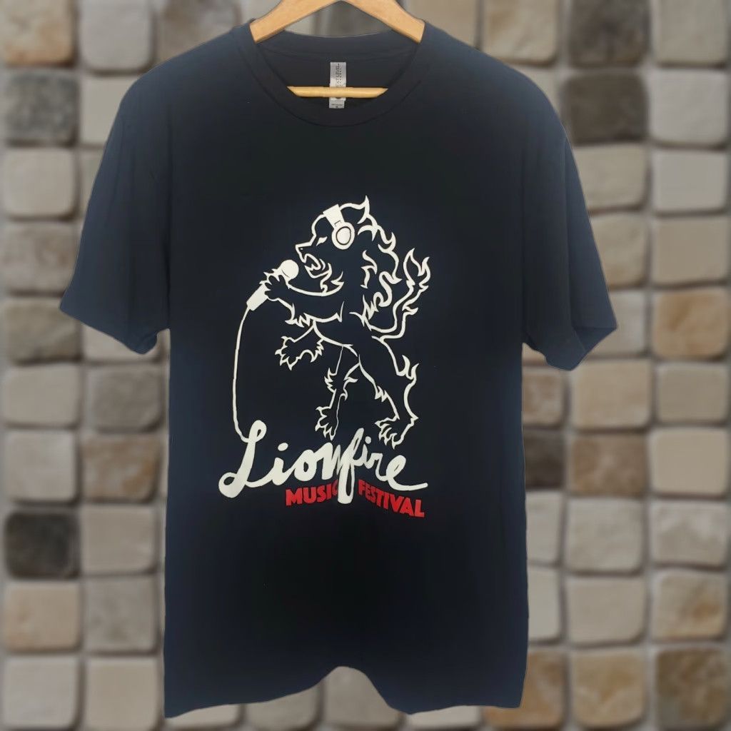 Next Level LionFire Music Festival Shirt Medium Pyrotechnics Fireworks PA Music Black Size US M / EU 48-50 / 2 - 1 Thumbnail