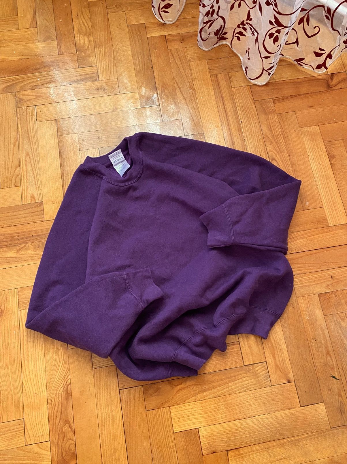 Russell Athletic Vintage Russel Athletic Boxy Blank Heavy Sweatshirt Size US L / EU 52-54 / 3 - 5 Thumbnail