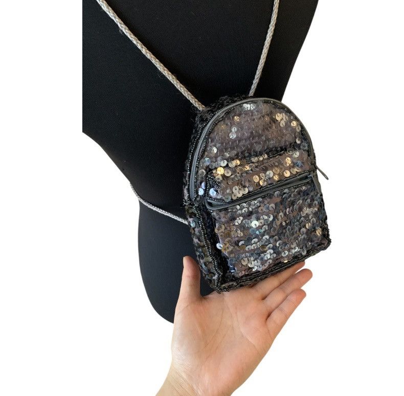 Vintage Vintage 90s Sequin Mini BackPack Size ONE SIZE - 8 Thumbnail