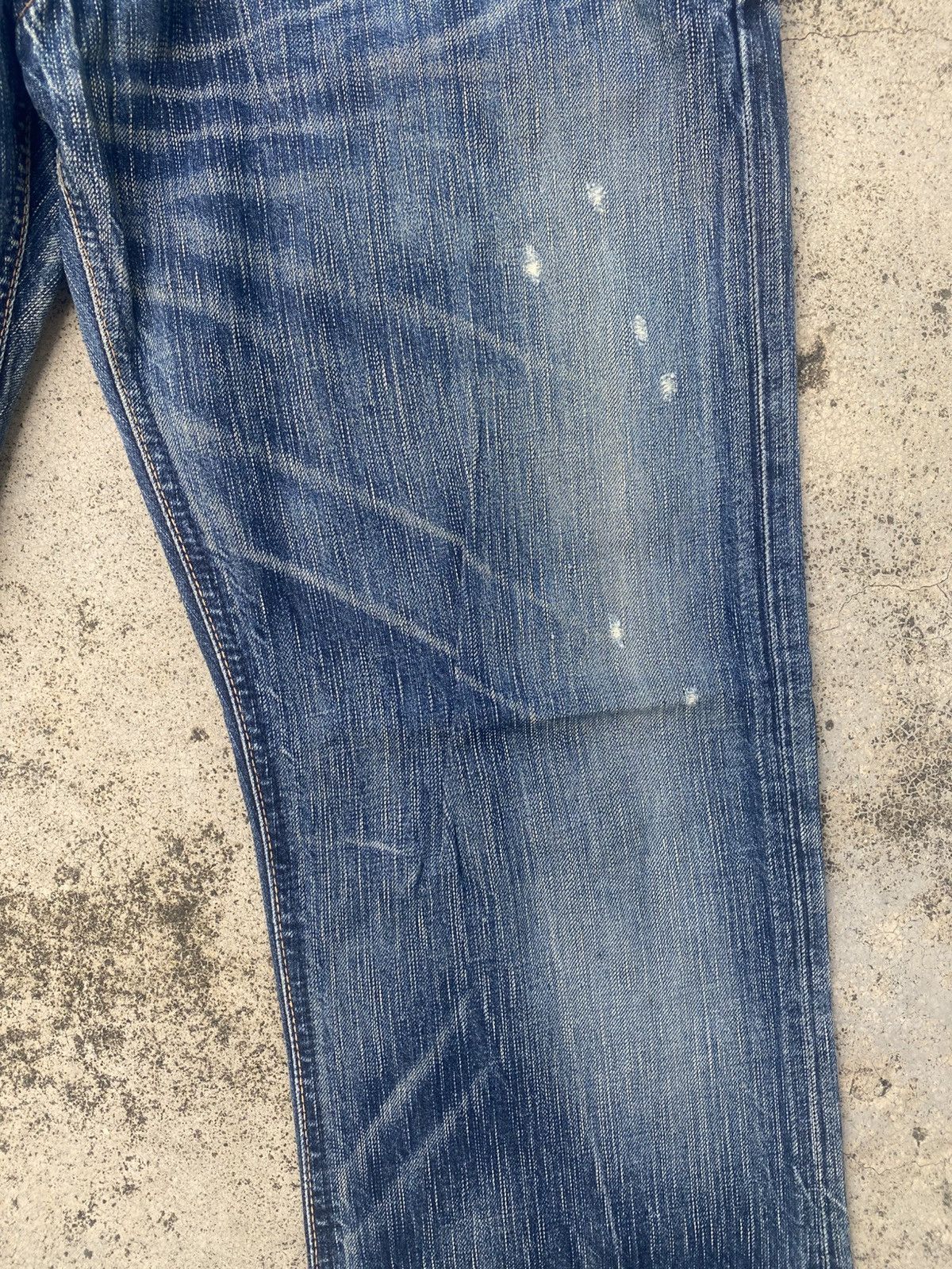Edwin × If Six Was Nine × Vintage Vintage Flare Edwin Blue Trip Honeycomp Jeans Size US 36 / EU 52 - 10 Thumbnail