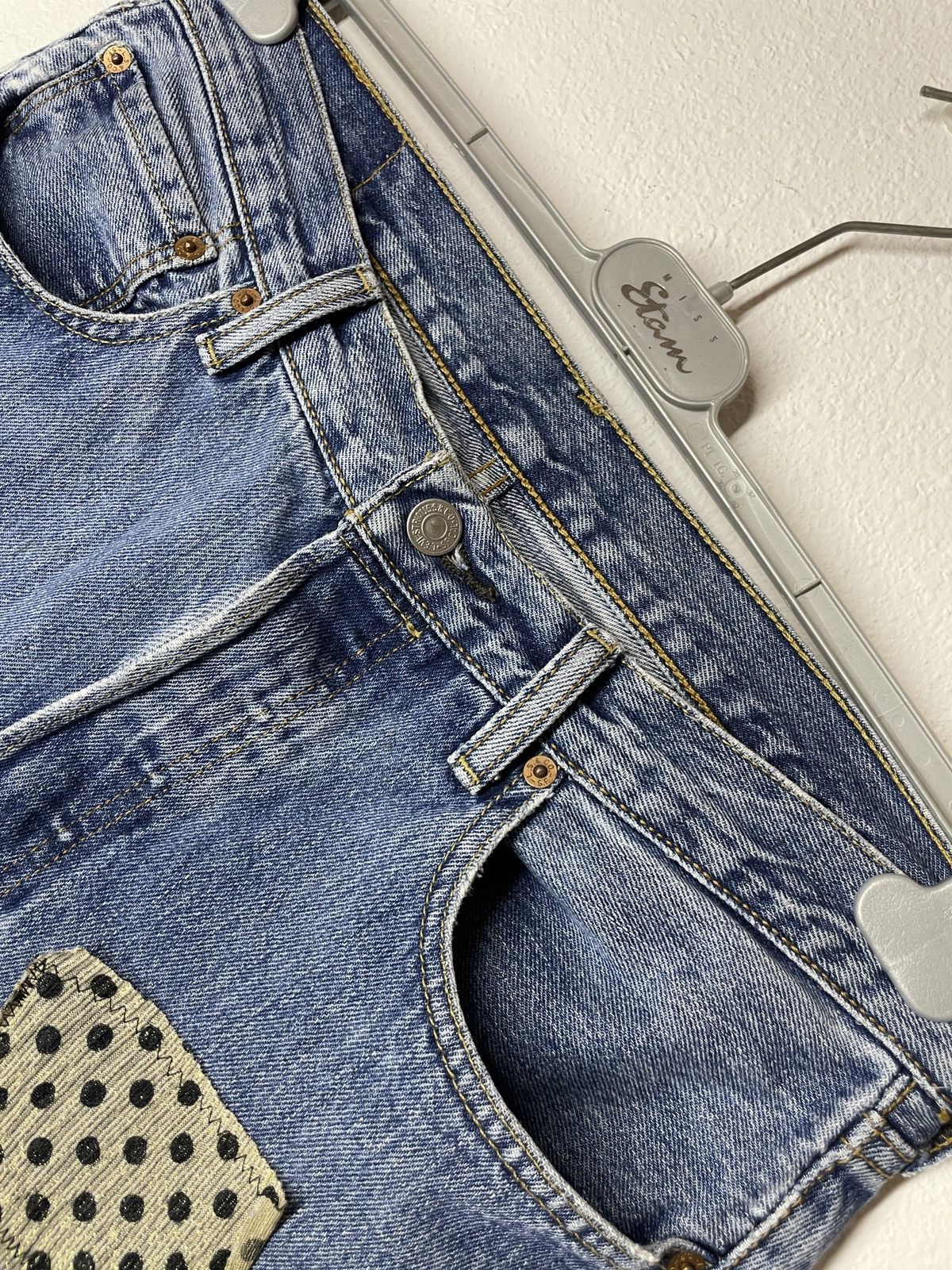 Levi's Levi's 501 custom patchwork denim jeans Size US 32 / EU 48 - 9 Thumbnail
