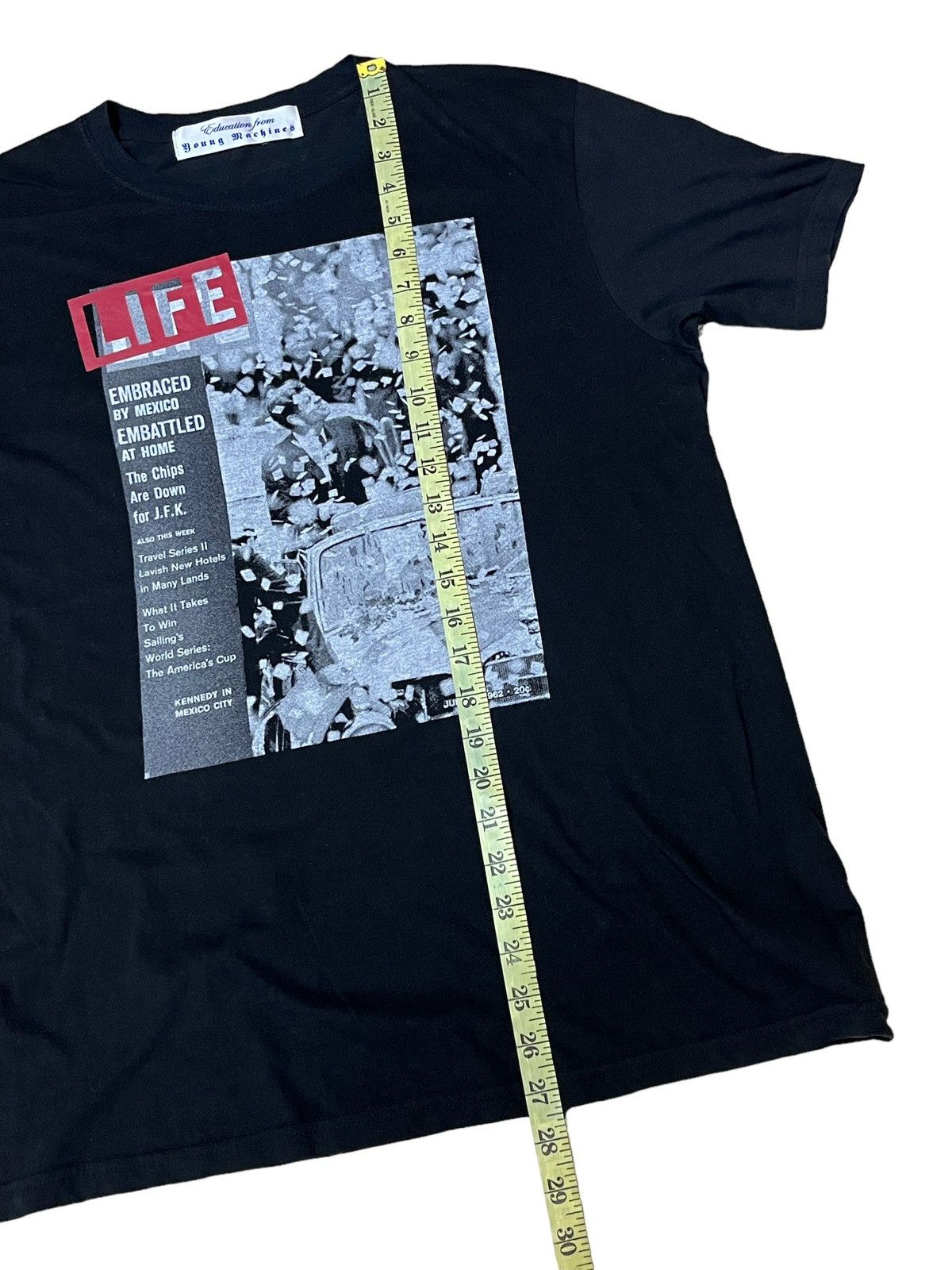 Japanese Brand EDUCATION FROM YONG MACHINES JF KENNEDY 1962 PHOTO T SHIRT Size US M / EU 48-50 / 2 - 8 Thumbnail