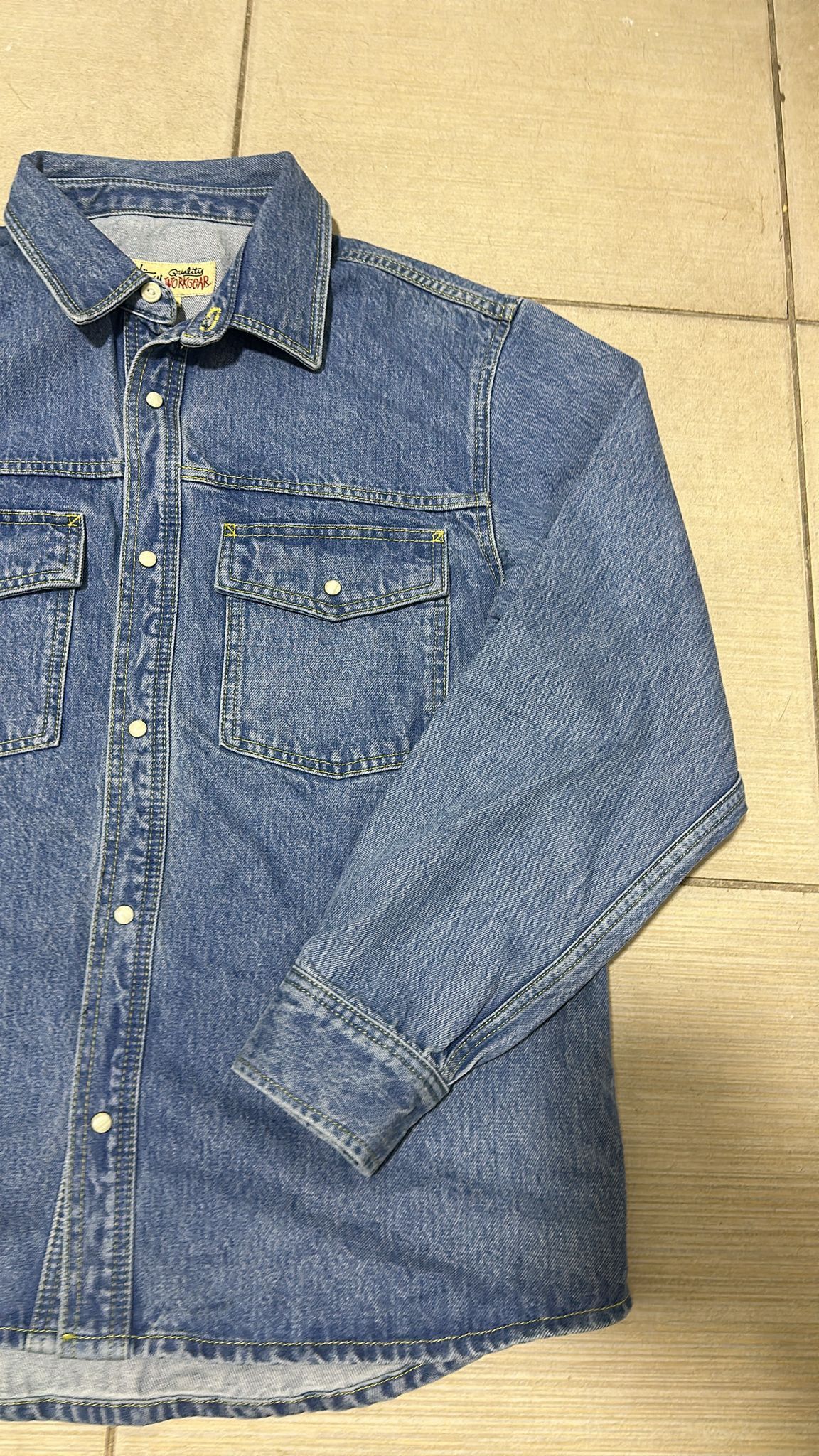 Stussy Stussy FW22 Western Denim Shirt Denim Blue Medium Size US M / EU 48-50 / 2 - 4 Thumbnail