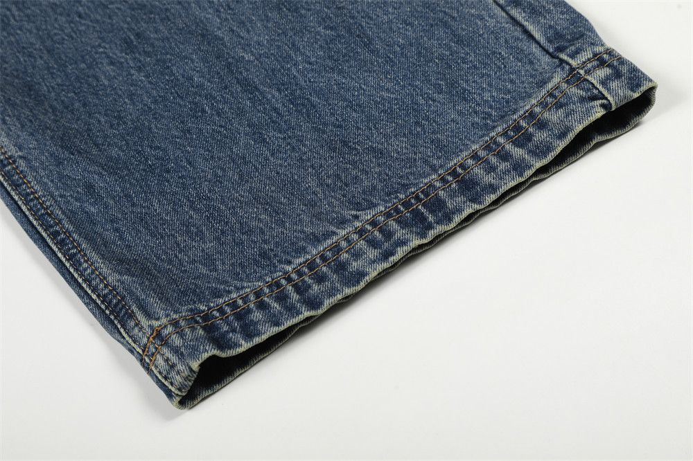 Jean American-style washed straight leg jeans vintage style Size US 32 / EU 48 - 6 Thumbnail