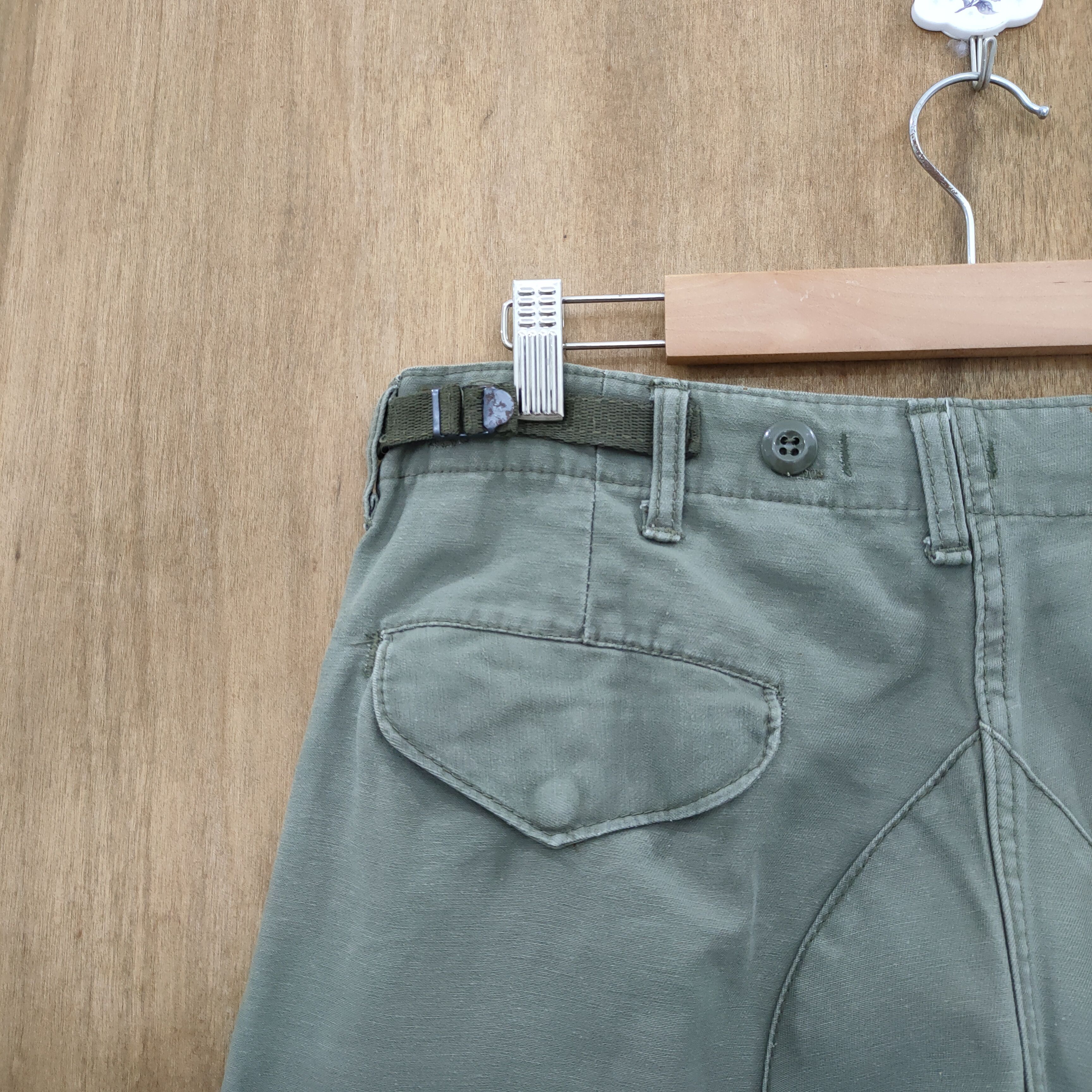 Vintage VINTAGE MILITARY FADED GREEN CARGO PANTS Size US 30 / EU 46 - 11 Thumbnail