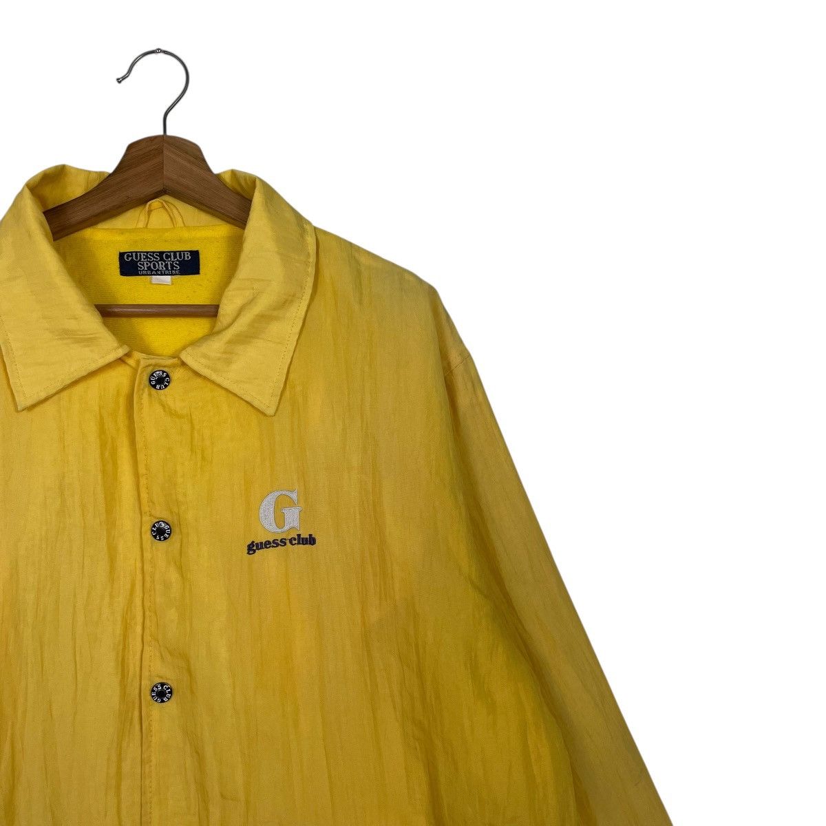 Guess Guess Club Sports Yellow Jacket Size US L / EU 52-54 / 3 - 5 Thumbnail