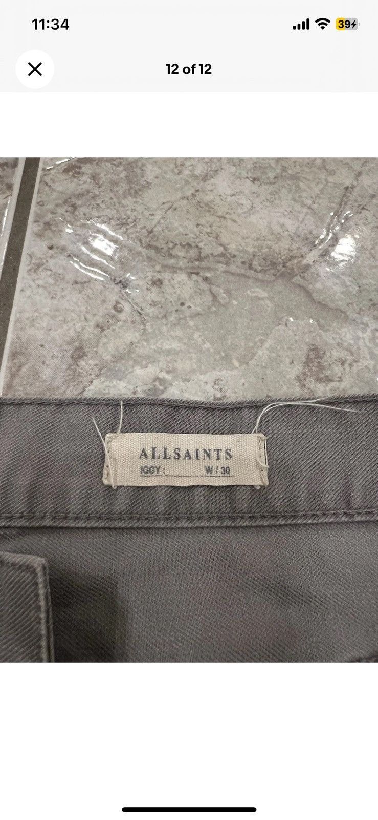 Allsaints AllSaints Iggy Denim Jeans Size US 30 / EU 46 - 3 Thumbnail
