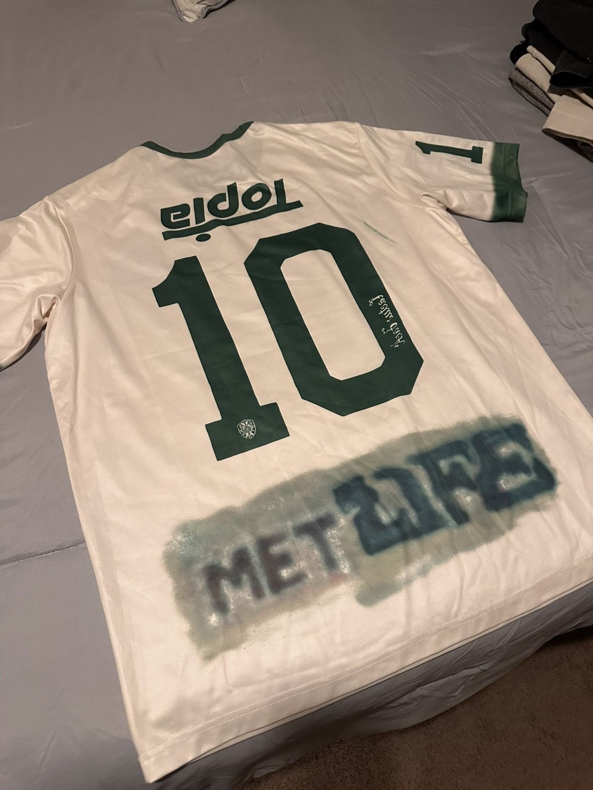 Travis Scott Circus Maximus Soccer Jersey Brown Men's - FW24