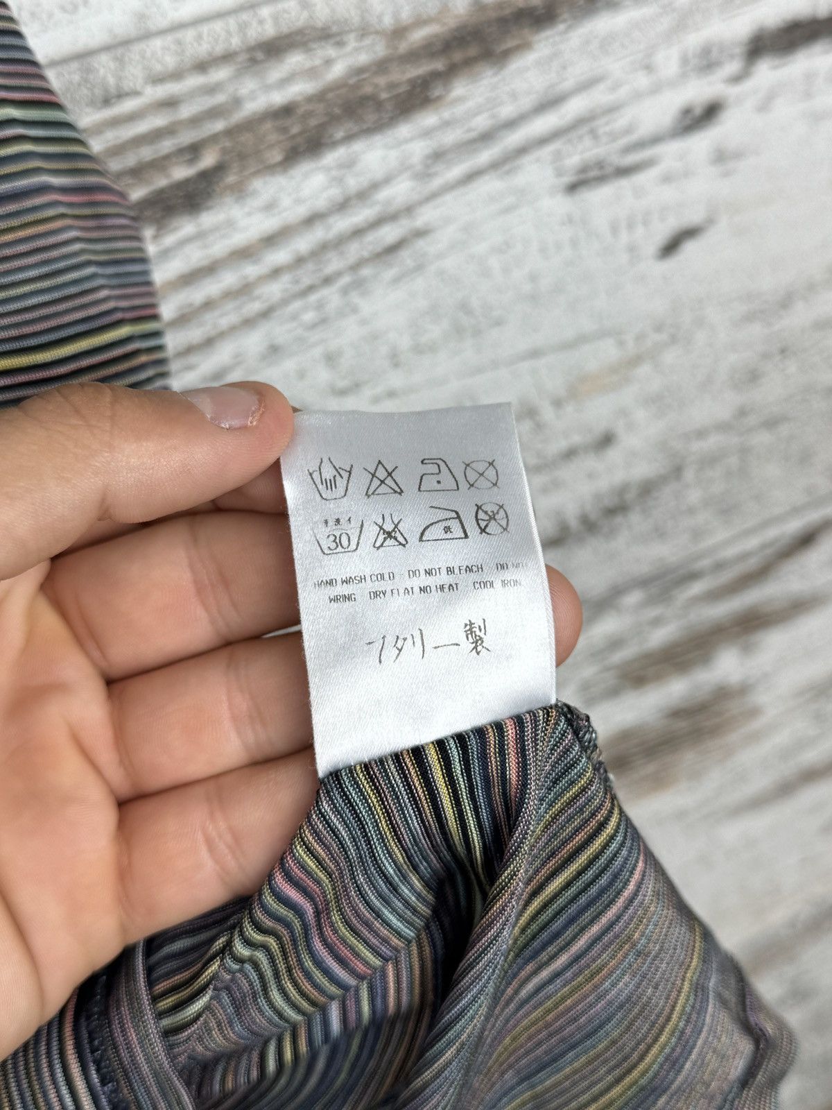 Missoni Mens Vintage Missoni sport T-shirt multicolour tee Size US M / EU 48-50 / 2 - 11 Thumbnail