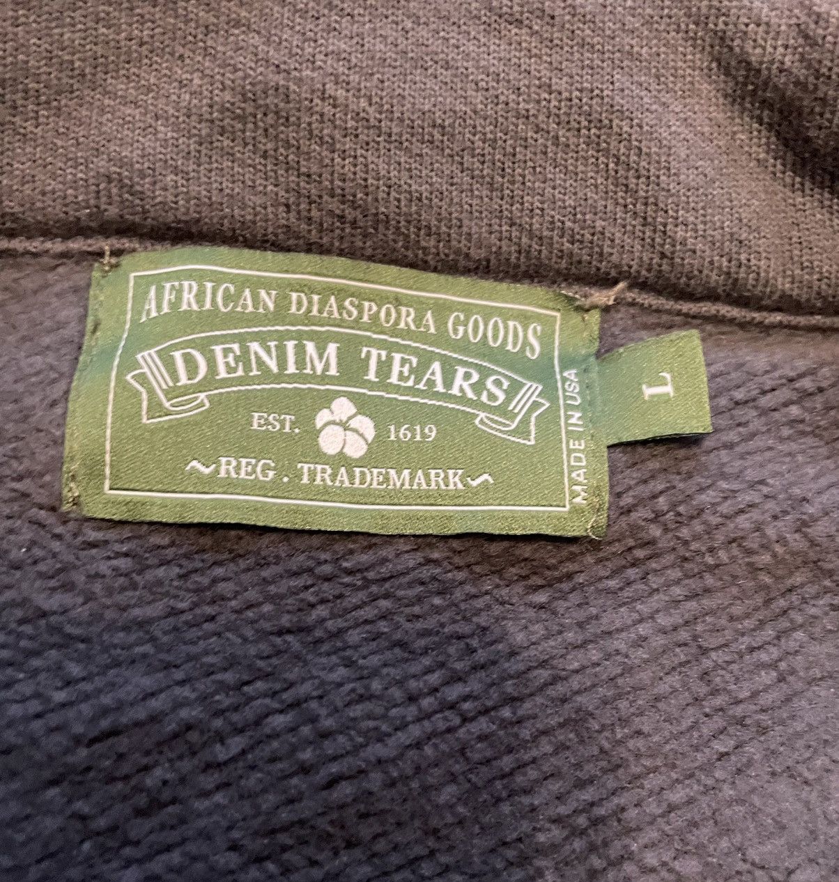 DENIM TEARS Denim tears quarter zip Size US L / EU 52-54 / 3 - 2 Thumbnail