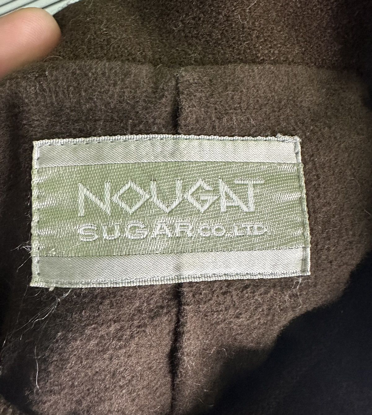 Vintage Vintage 90’s Nougat Sugar Co. LTD Varsity Wool Jacket Size US M / EU 48-50 / 2 - 16 Thumbnail