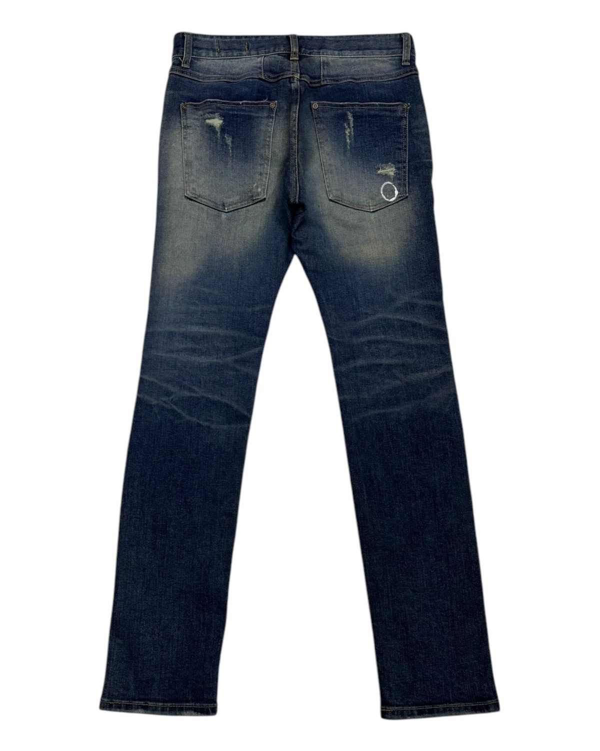 If Six Was Nine × Japanese Brand Slim Skinny Fit Slacks By Face Time Jeans Distressed Jeans Size US 30 / EU 46 - 8 Thumbnail