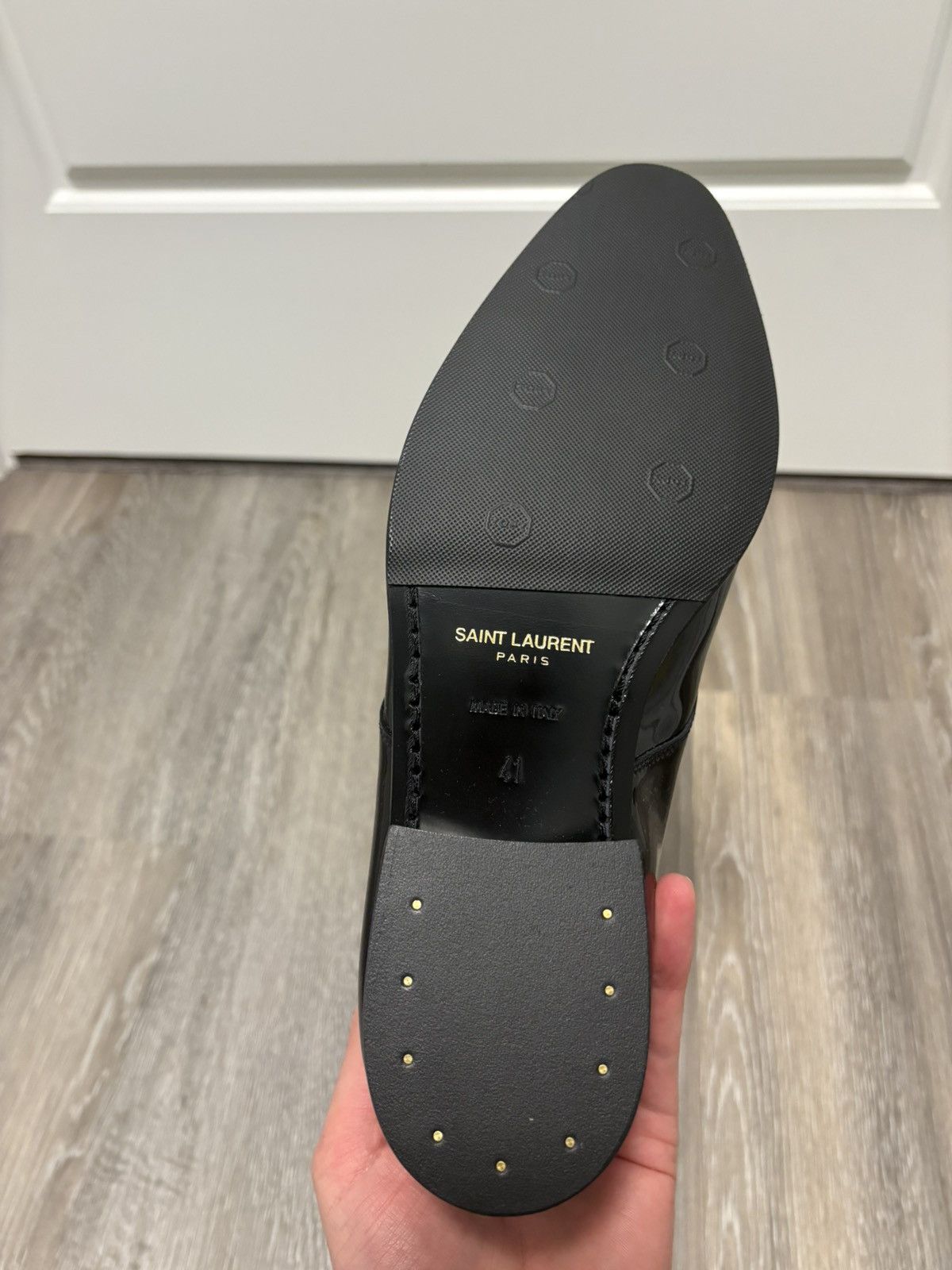 Saint Laurent Paris Saint Laurent Paris Patent leather derbies size 41 Size US 8 / EU 41 - 8 Thumbnail