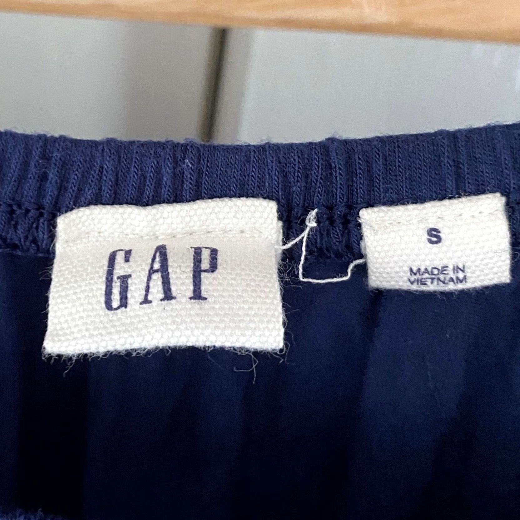 Gap Gap Maxi Dress Drawstring Short Sleeve In Comet Blue S 2017 Womens Casual Pre Loved Size 28" / US 6 / IT 42 - 4 Thumbnail
