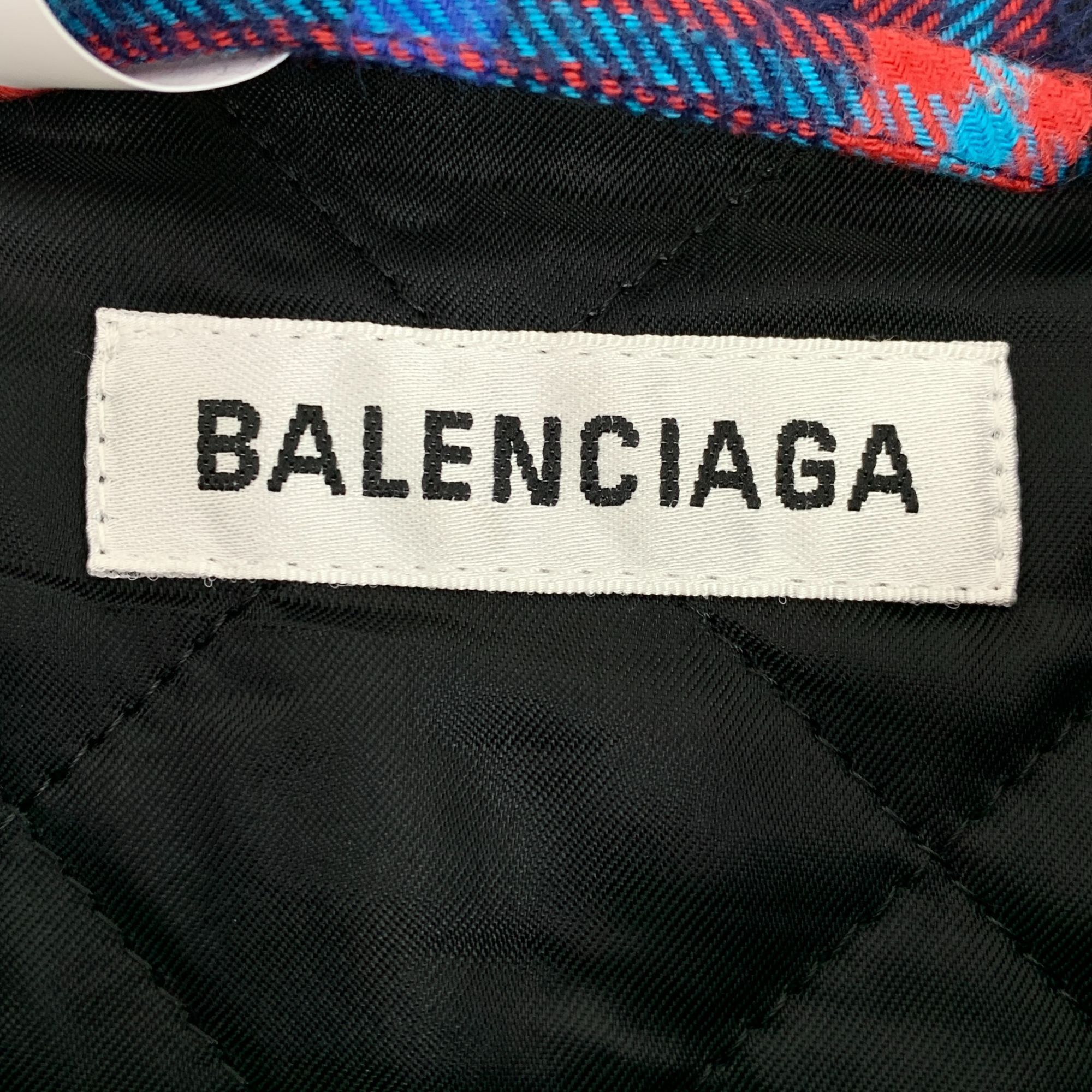 Balenciaga Balenciaga Parisian Checkered Cotton Lapel Long-Sleeved Shir Size XS / US 0-2 / IT 36-38 - 2 Thumbnail