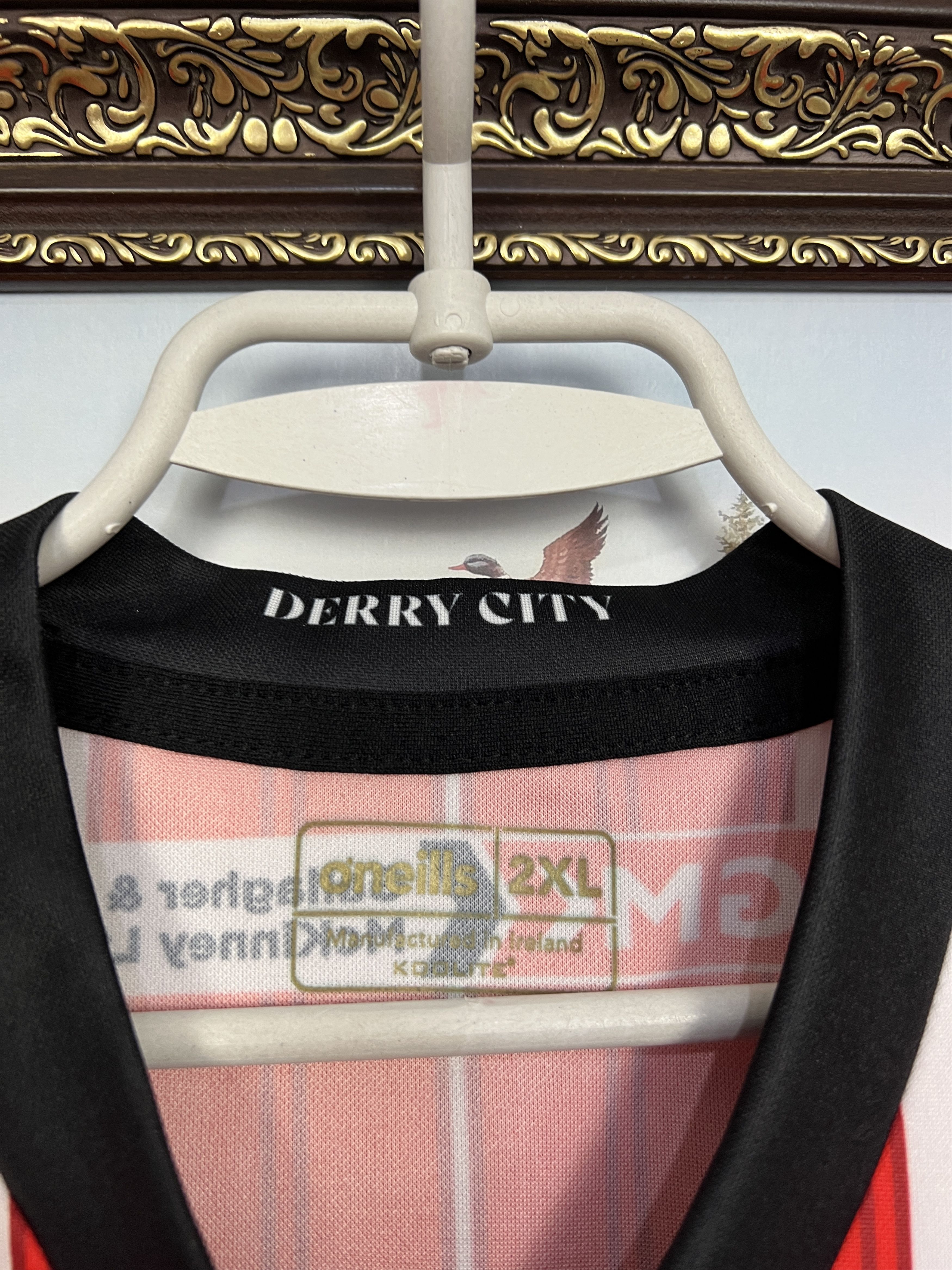 O'Neill O'Neills 2022 Derry City Football Shirt Soccer Jersey Trikot Size US XXL / EU 58 / 5 - 6 Thumbnail