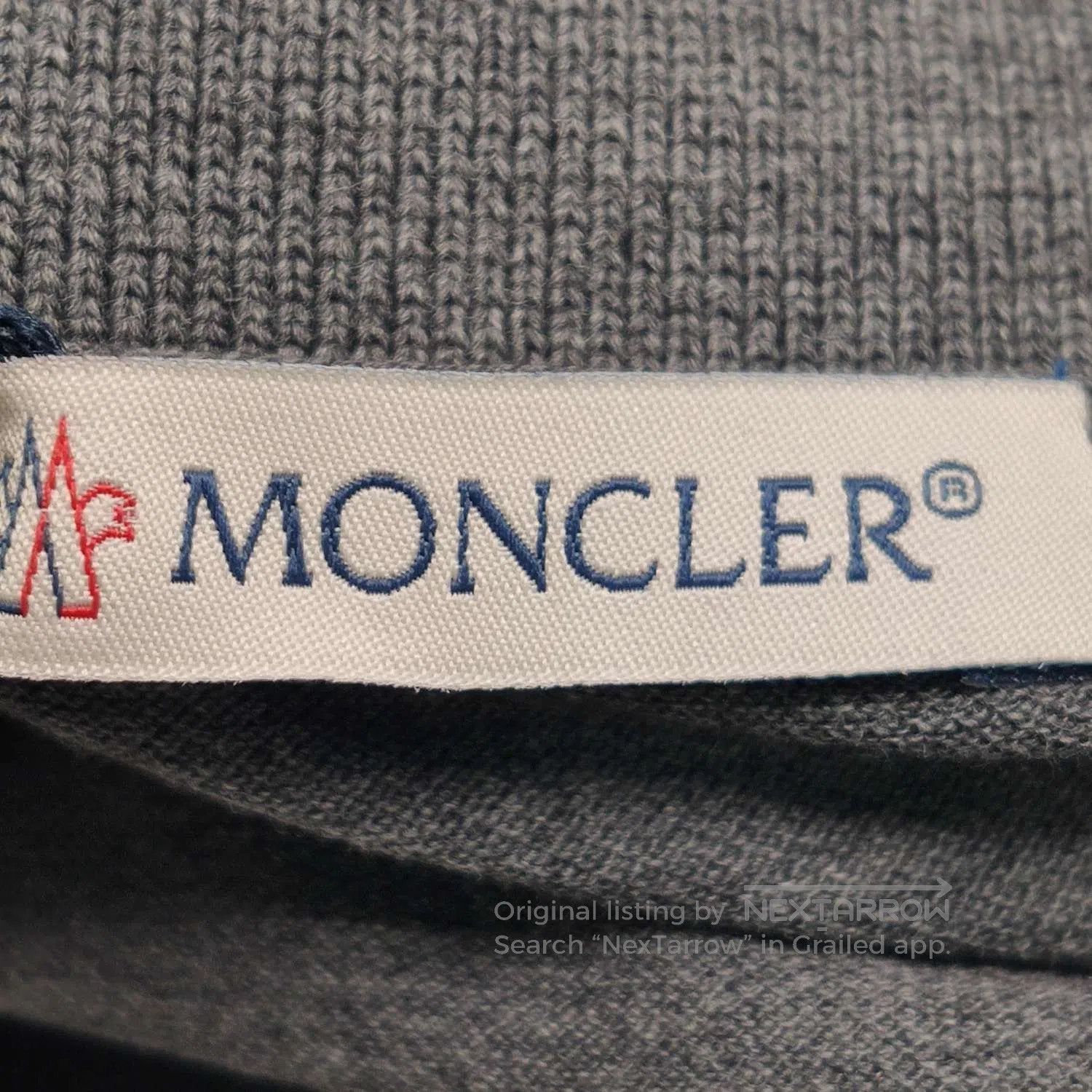 Moncler Moncler S Cotton Collar Stripe Polo T. Size US S / EU 44-46 / 1 - 3 Thumbnail