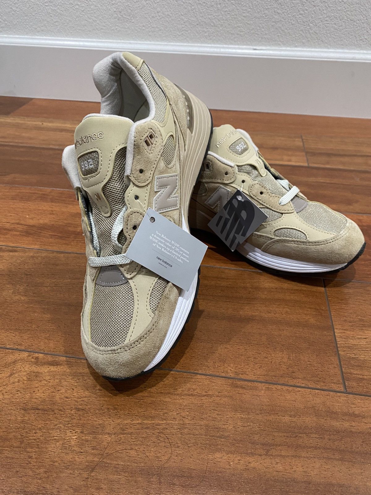 New Balance New Balance 992 - Made in USA - Tan - M992TN - US10 Size US 10 / EU 43 - 6 Thumbnail