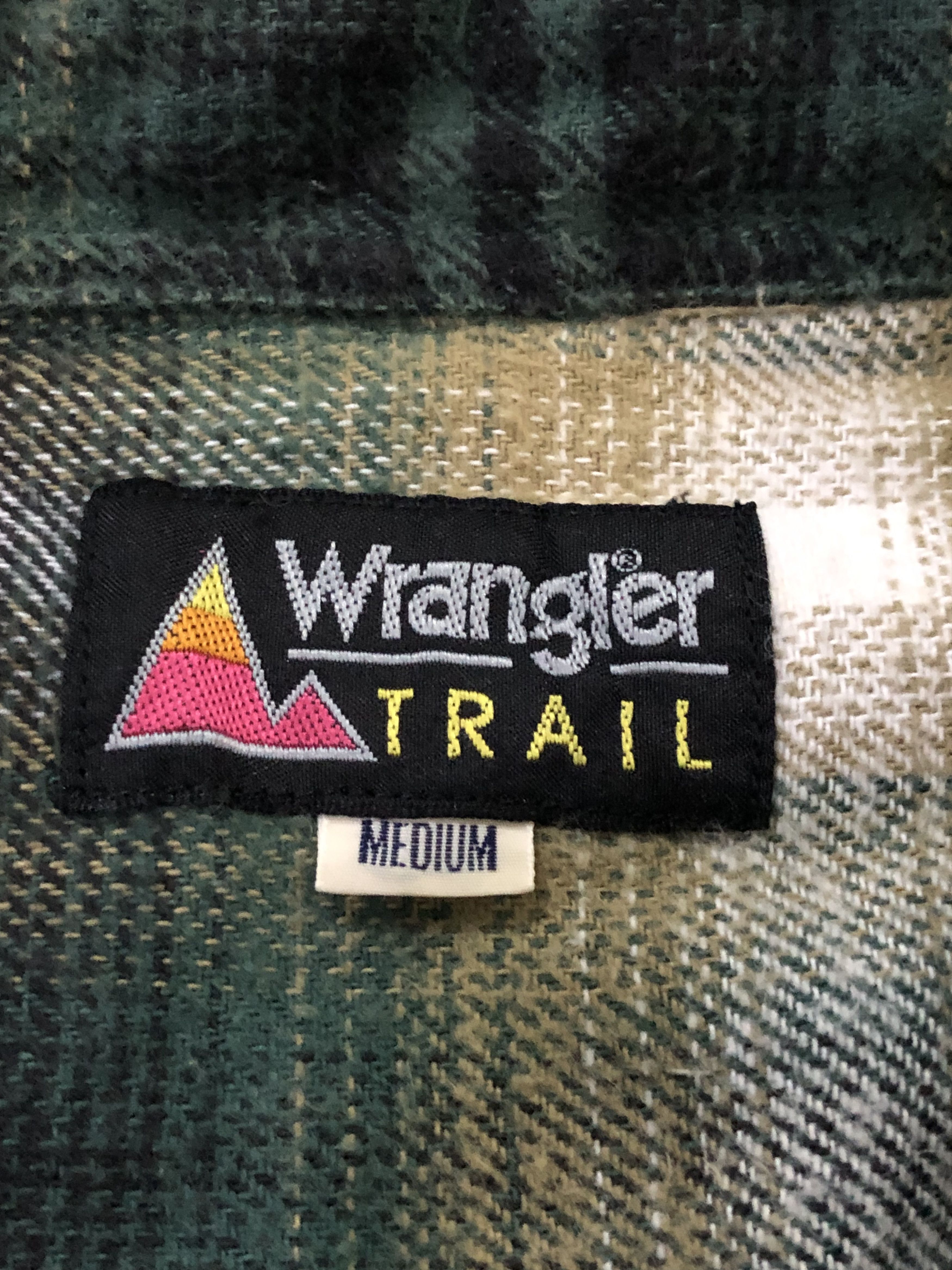 Flannel × Vintage × Wrangler Vintage Wrangler Trail Flannel Check Zip Up Jacket Size US M / EU 48-50 / 2 - 5 Thumbnail