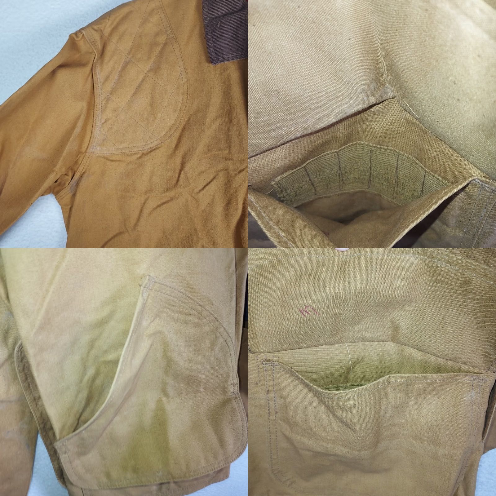 Vintage VINTAGE Canvas Hunting Jacket Mens Large Brown Hooded Lined Field Coat Size US L / EU 52-54 / 3 - 8 Thumbnail