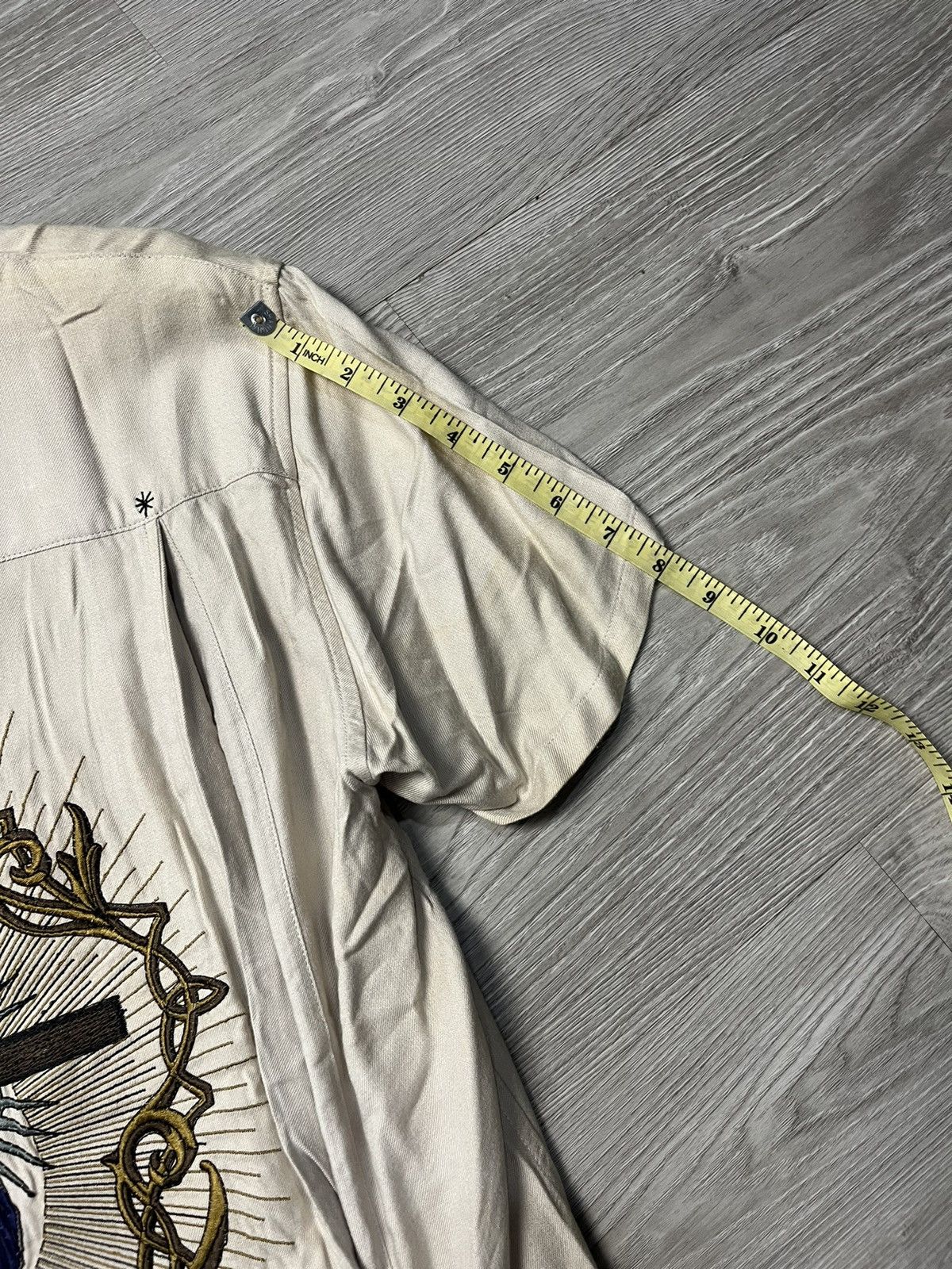 14th Addiction × If Six Was Nine × Japanese Brand Jesus Ego Tripping Open Collar Shirt Size US L / EU 52-54 / 3 - 9 Thumbnail